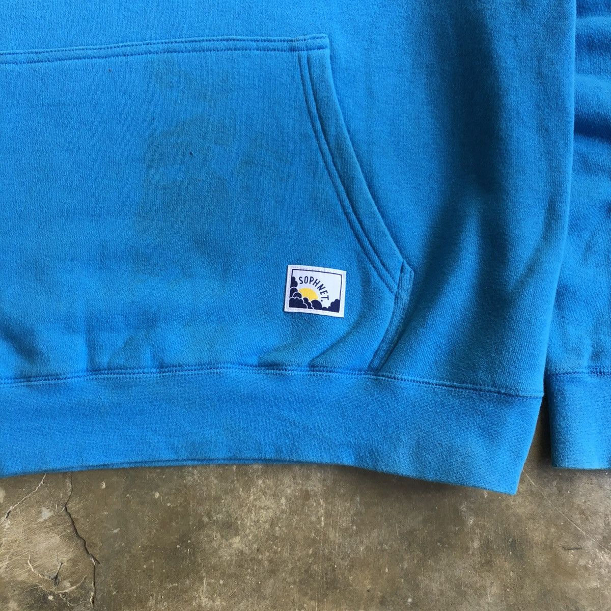 Sophnet. 🇯🇵 2000s Sophnet. Sunspel Embroidery Font Hoodie Blue Size US XL / EU 56 / 4 - 6 Thumbnail