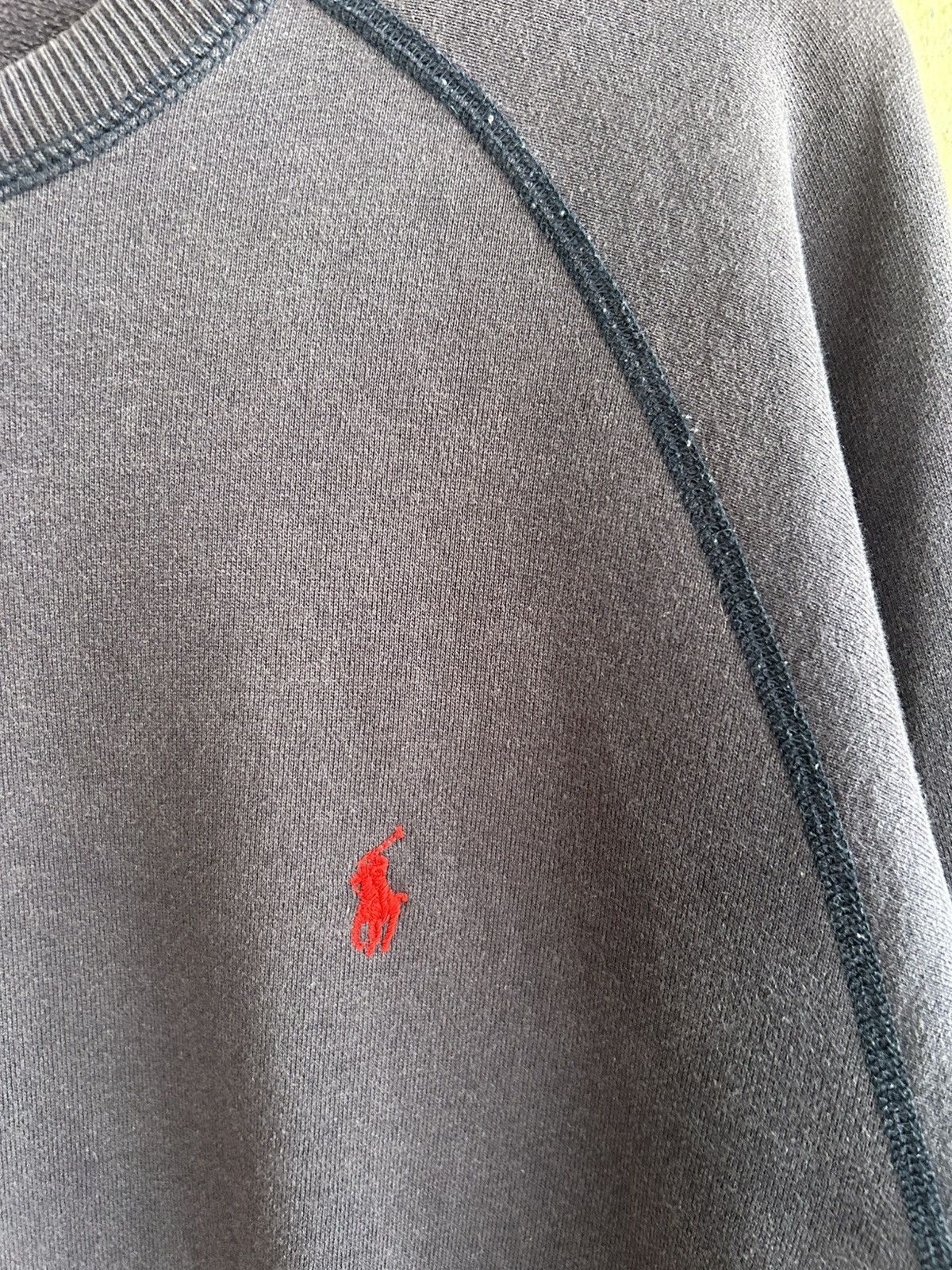 Polo Ralph Lauren Vintage Polo by Ralph Lauren Sunfaded Navy Blue Sweatshirt Size US L / EU 52-54 / 3 - 6 Thumbnail