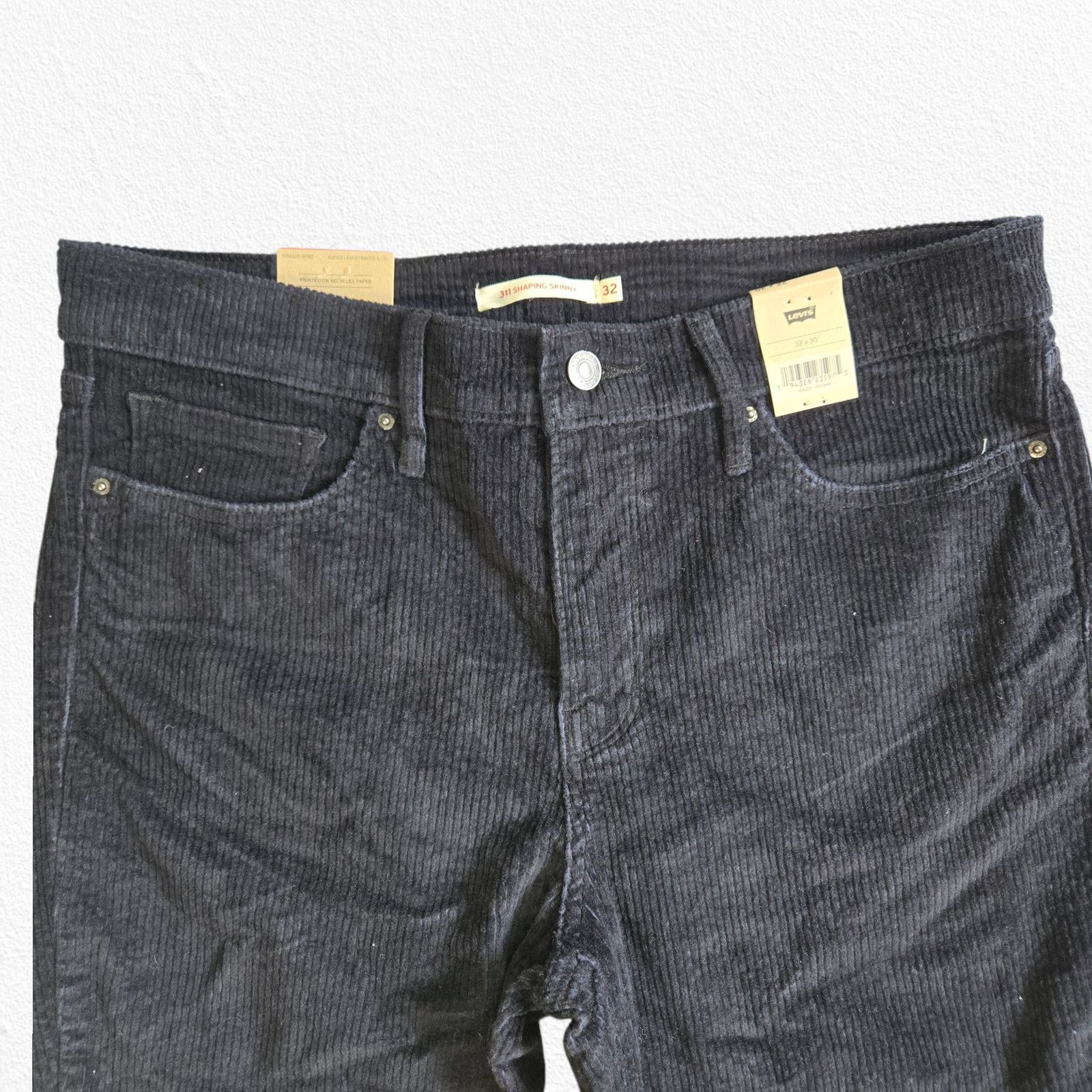 Levi's Levi’s 311 Black Shaping Skinny Corduroy Pants Size 32 Size 32" / US 10 / IT 46 - 3 Thumbnail