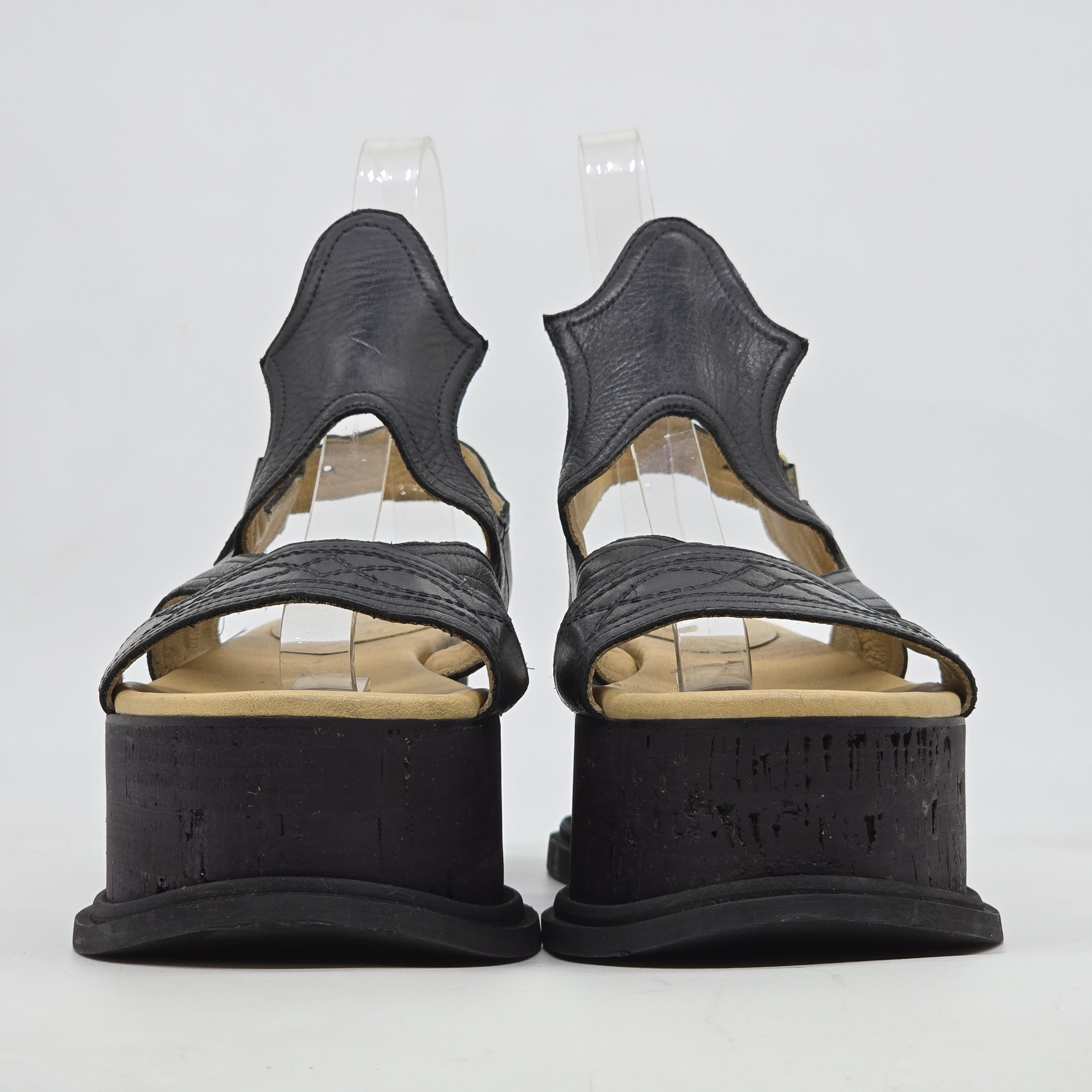 Maison Margiela Maison Margiela MM6 - Cut Out Platform Sandals Size US 6 / IT 36 - 3 Thumbnail