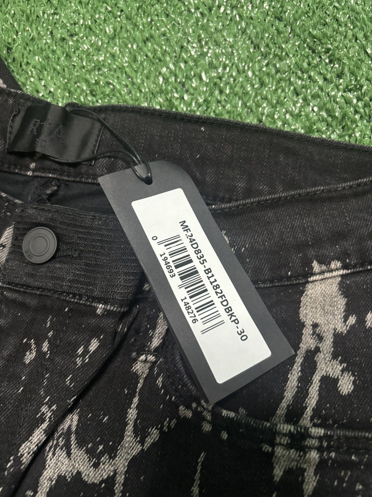 Rta RTA Clayton Skinny Jean Faded Black Paint Size US 30 / EU 46 - 3 Thumbnail