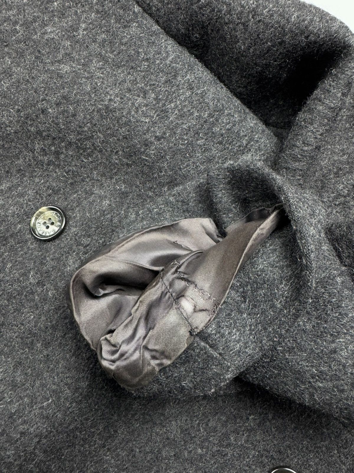 Dolce & Gabbana Dolce Gabbana Vintage Double Breasted Wool Coat Jacket 52/54 Size US L / EU 52-54 / 3 - 12 Thumbnail