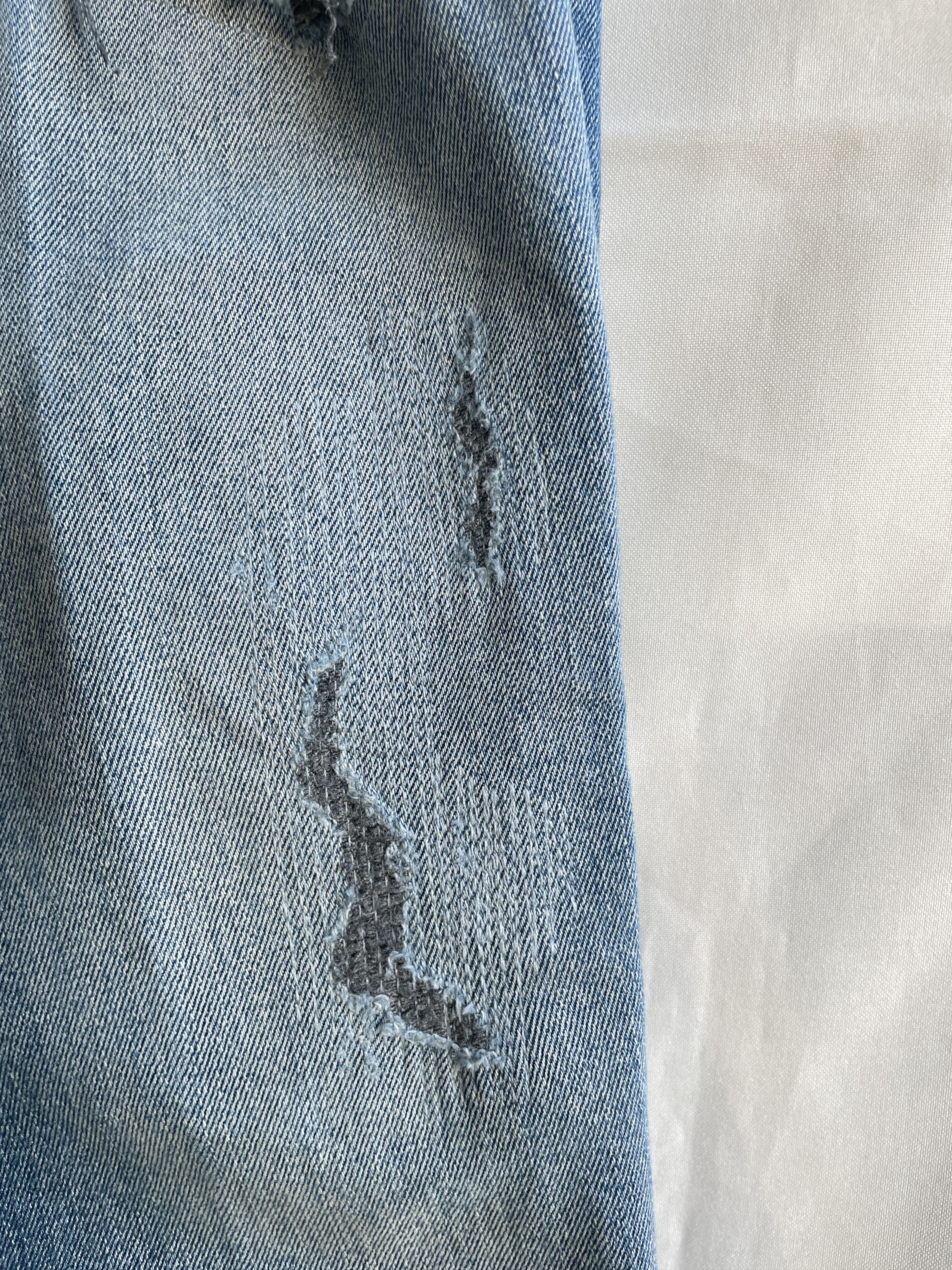 Hugo Boss Hugo Boss Orange Maine Distressed Repaired Stretch Denim Size US 32 / EU 48 - 12 Thumbnail