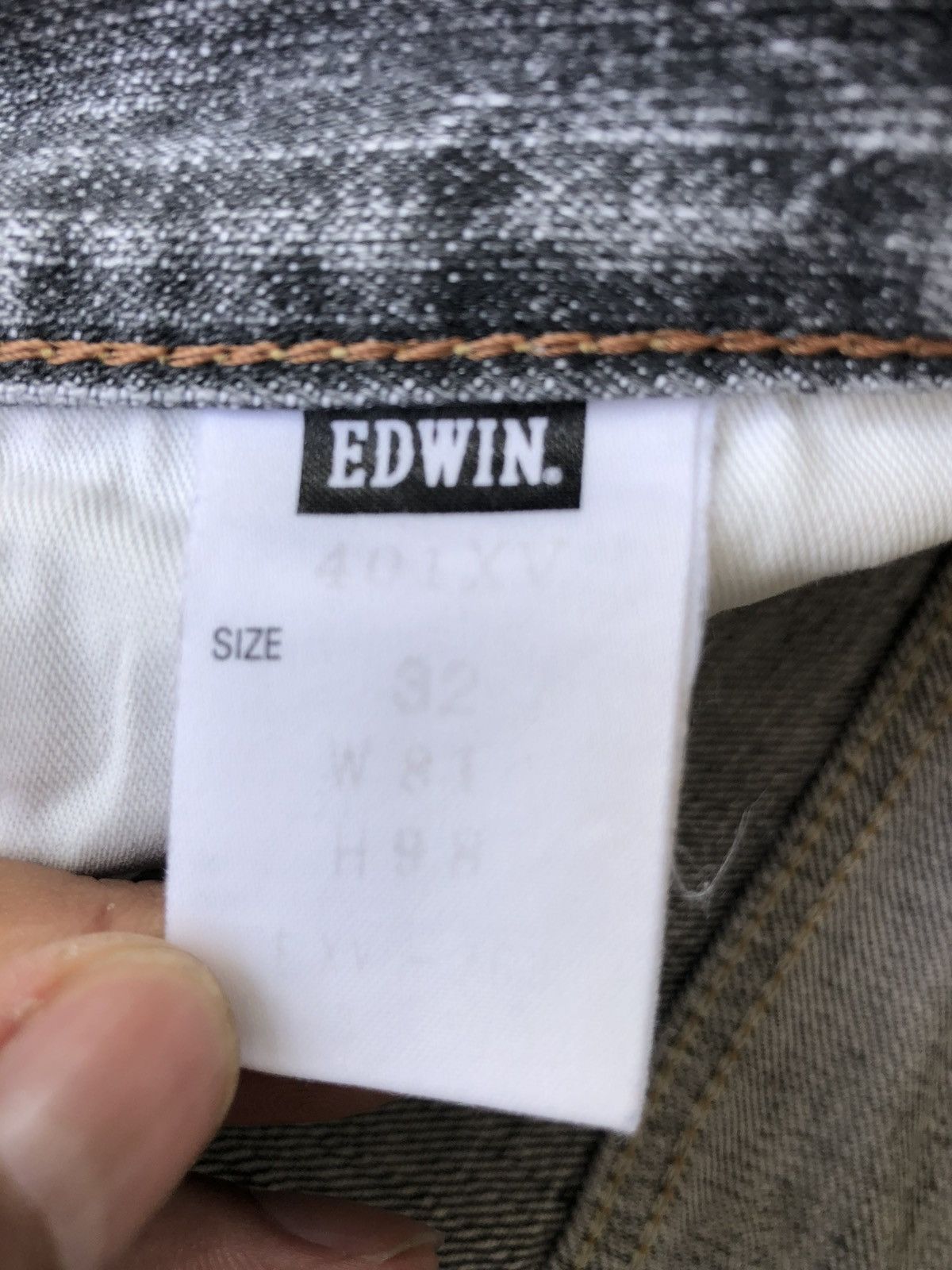 If Six Was Nine Japanese Edwin XU Flared Jeans Distressed Bootcut Size US 32 / EU 48 - 20 Thumbnail
