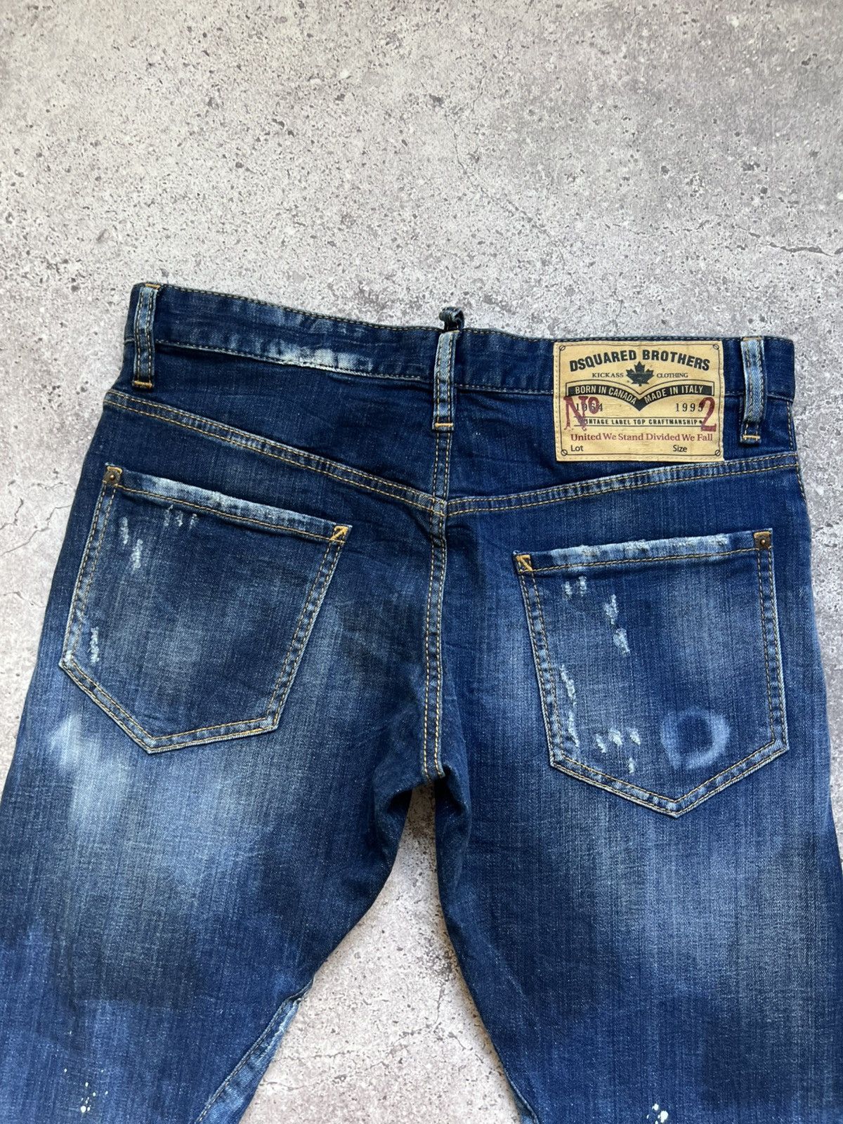 Dsquared2 Dsquared2 Men's Distressed Denim Sexy Twist Jeans Casual Size US 32 / EU 48 - 10 Thumbnail