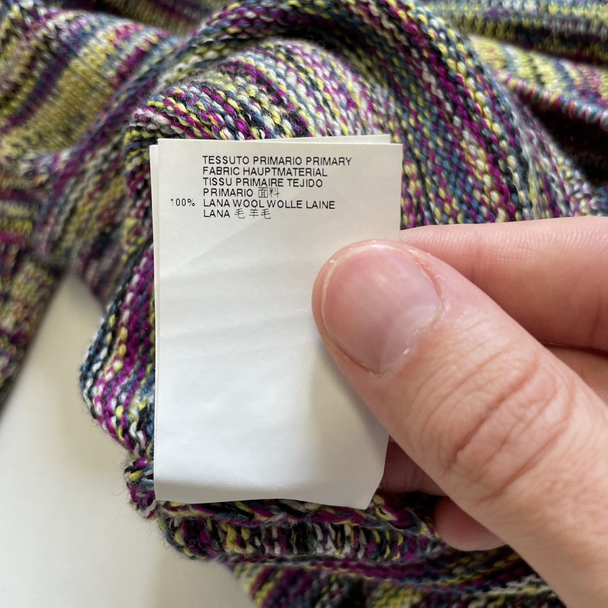 Maison Margiela A/W 13 ‘Multicoloured Static Wool’ Sweater Size US M / EU 48-50 / 2 - 11 Thumbnail