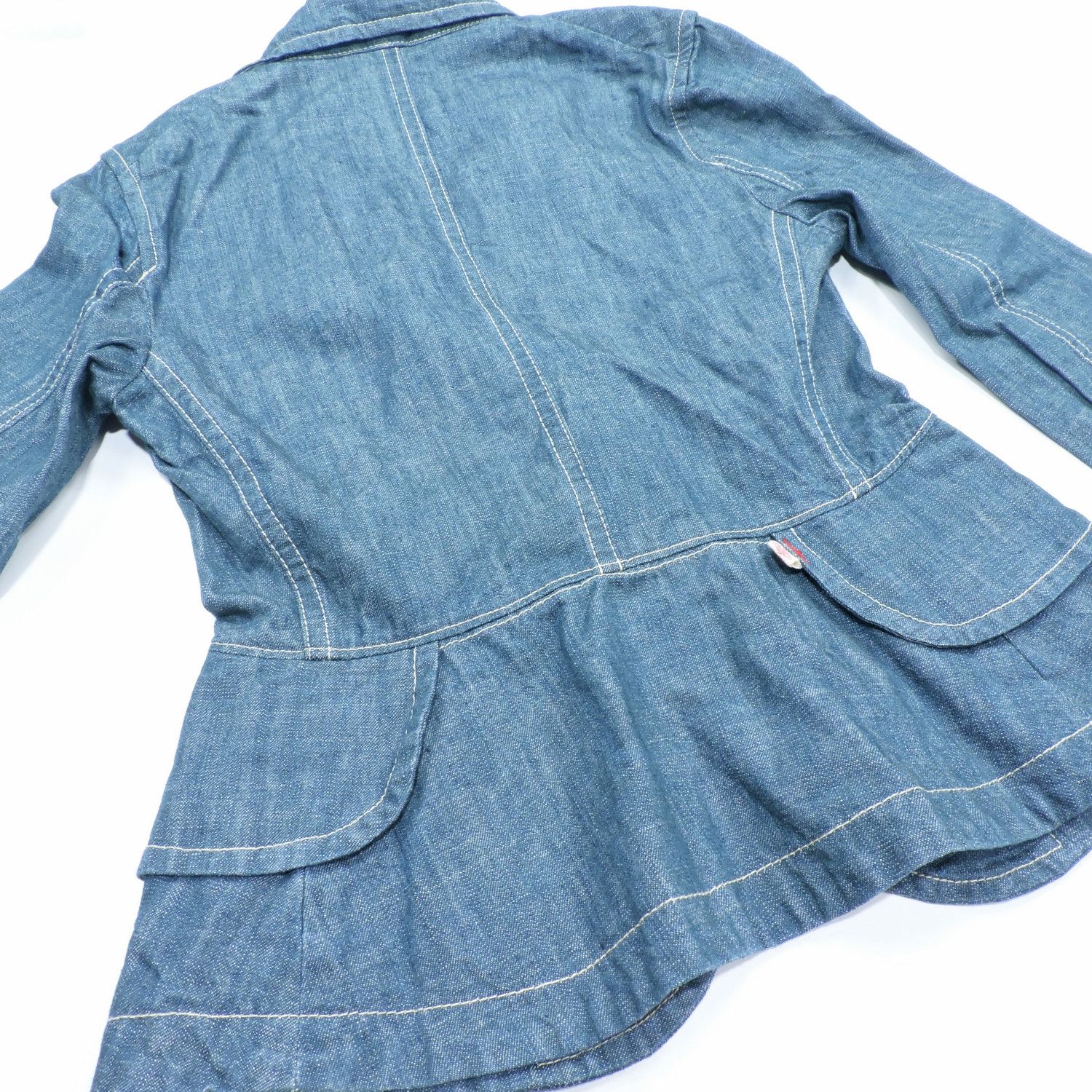 Vivienne Westwood VIVIENE WESTWOOD RED LABEL BLAZER INDIGO DENIM JACKET Size L / US 10 / IT 46 - 13 Thumbnail