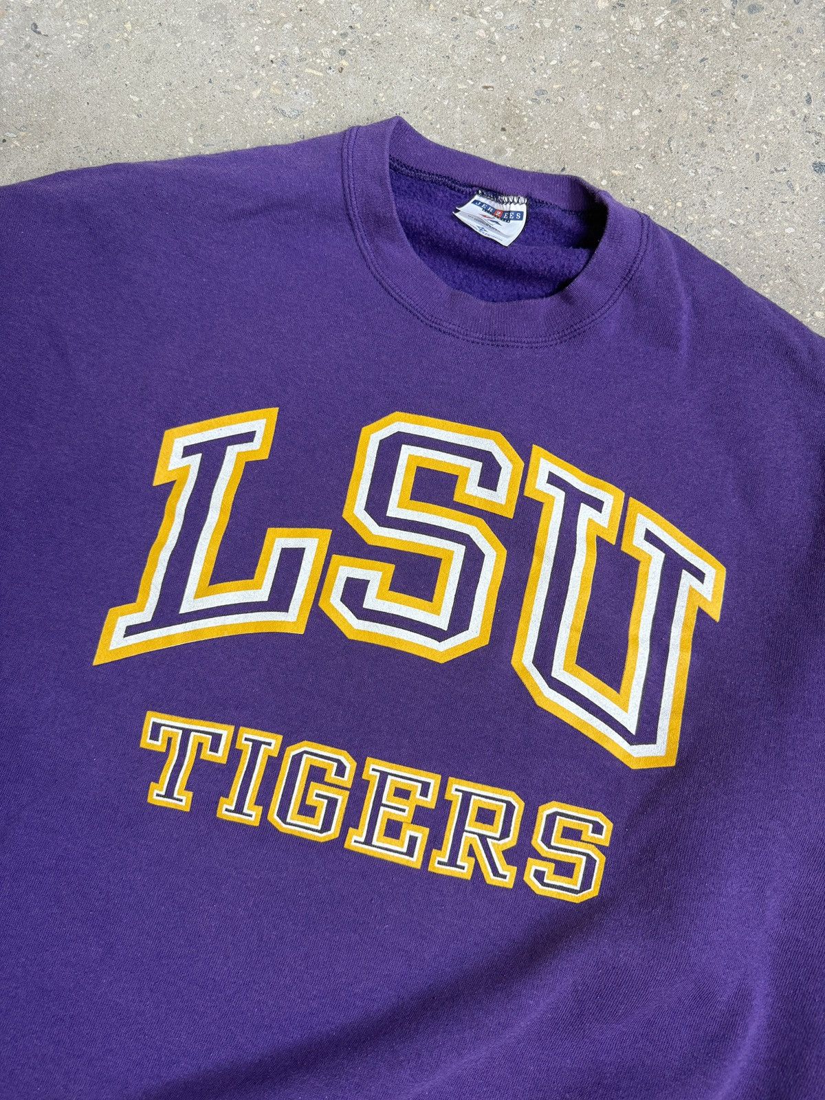 Vintage 1990’s LSU Tigers Vintage Crewneck Size US XXL / EU 58 / 5 - 3 Thumbnail