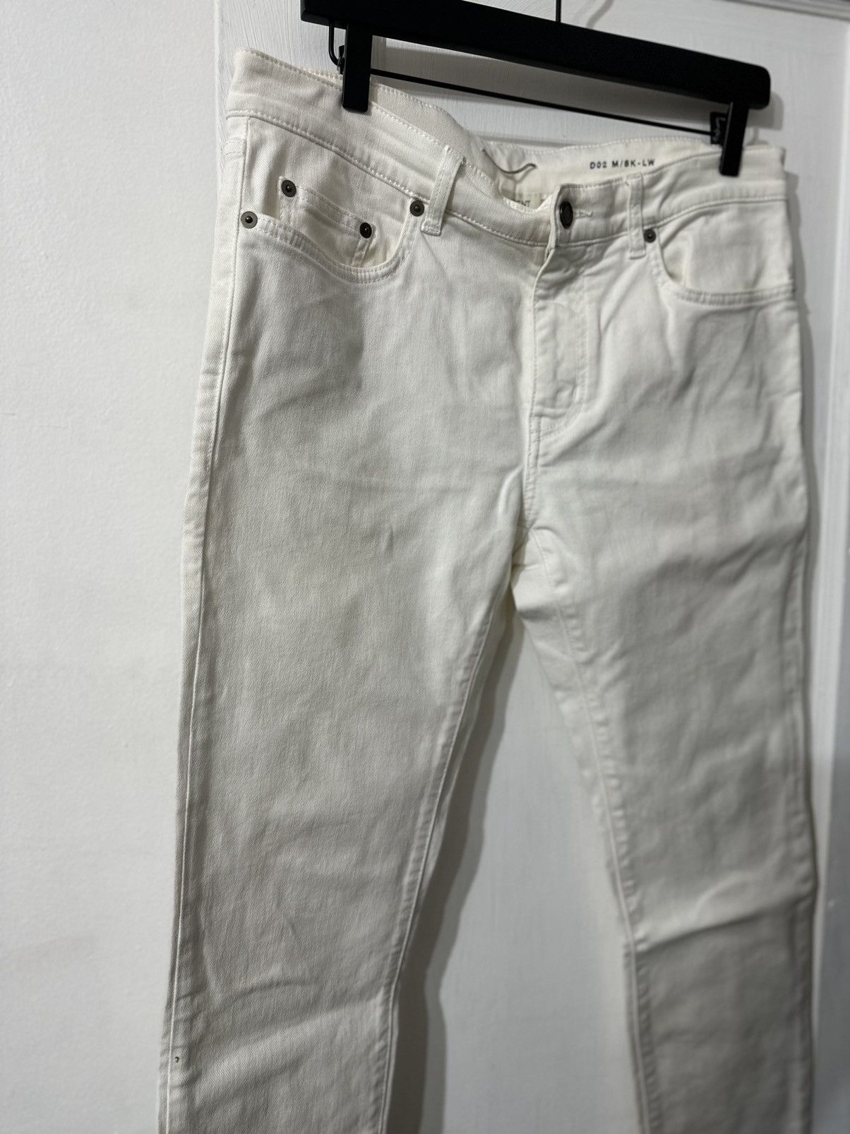 Saint Laurent Paris FW16 White Skinny Denim Size US 31 - 4 Thumbnail