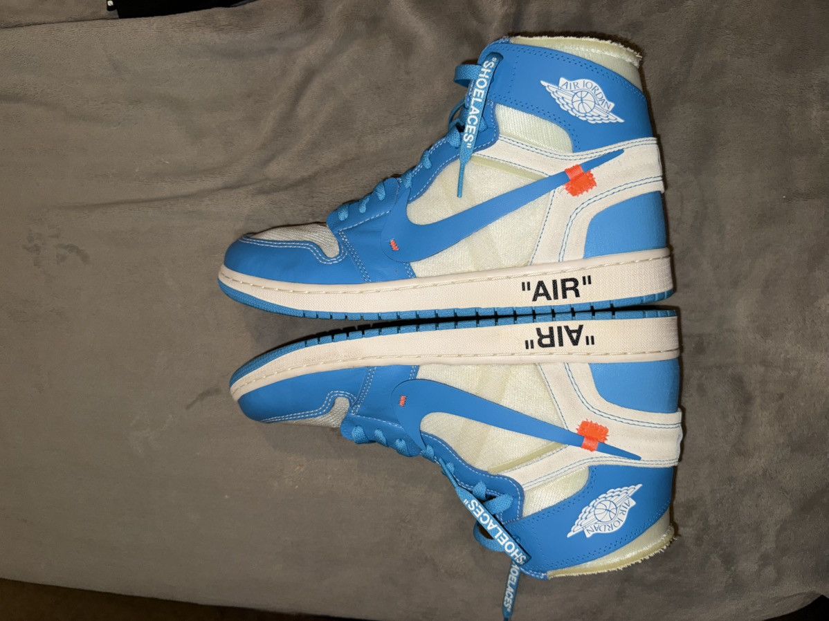 Jordan Brand × Off-White Off white Jordan UNC 1 Size US 12 / EU 45 - 4 Thumbnail