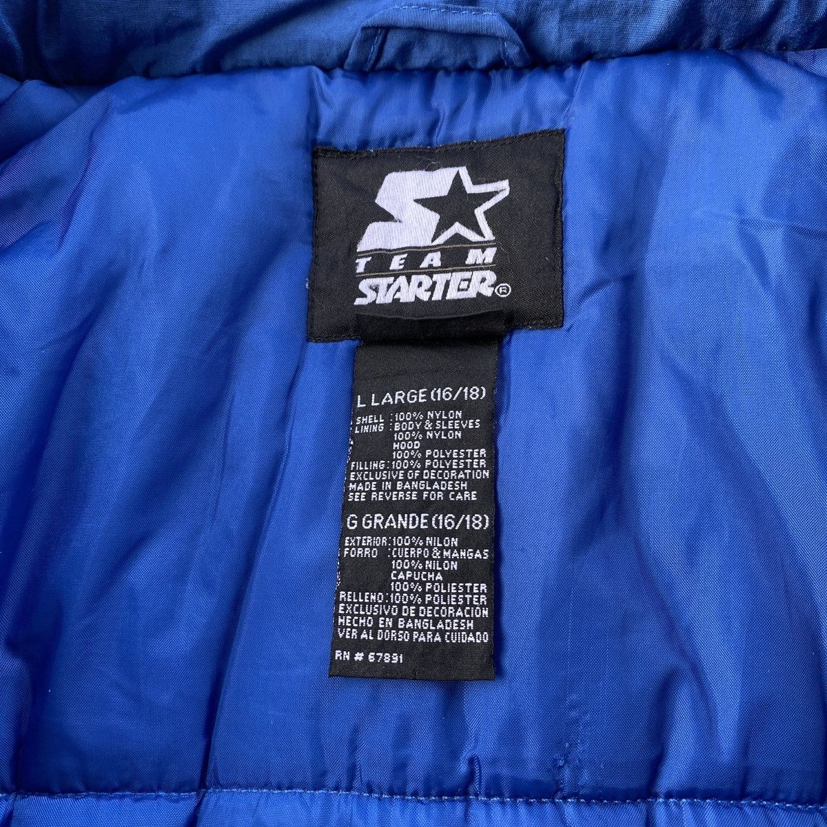 NCAA × Starter × Vintage Vintage 90s University of Kentucky Starter Jacket (L) Size US L / EU 52-54 / 3 - 7 Thumbnail