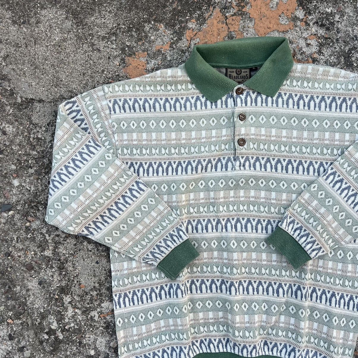 Vintage Vintage Sweater Knit Boxy Oversize Coogi Y2K 90s Size US L / EU 52-54 / 3 - 3 Thumbnail