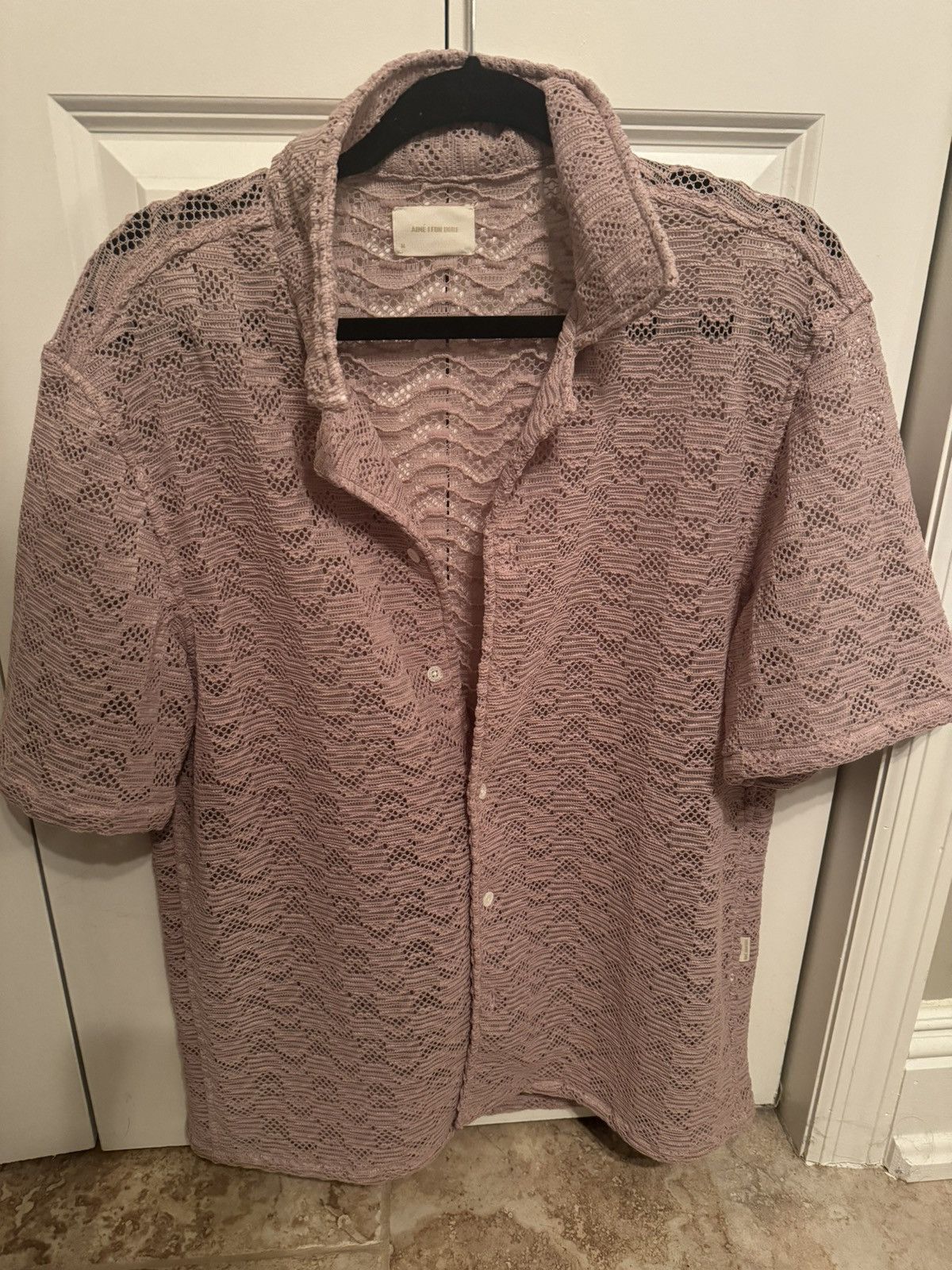 image of Aime Leon Dore Pink Rico Shirt, Men's (Size Medium)