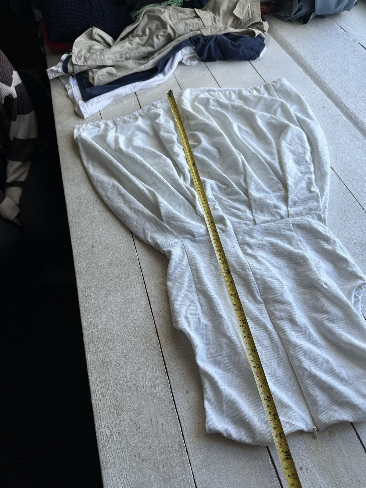 Armani ARMANI JEANS 🚨 WHITE DRESS LUXURY OLD MONEY WOMEN Size M / US 6-8 / IT 42-44 - 17 Thumbnail