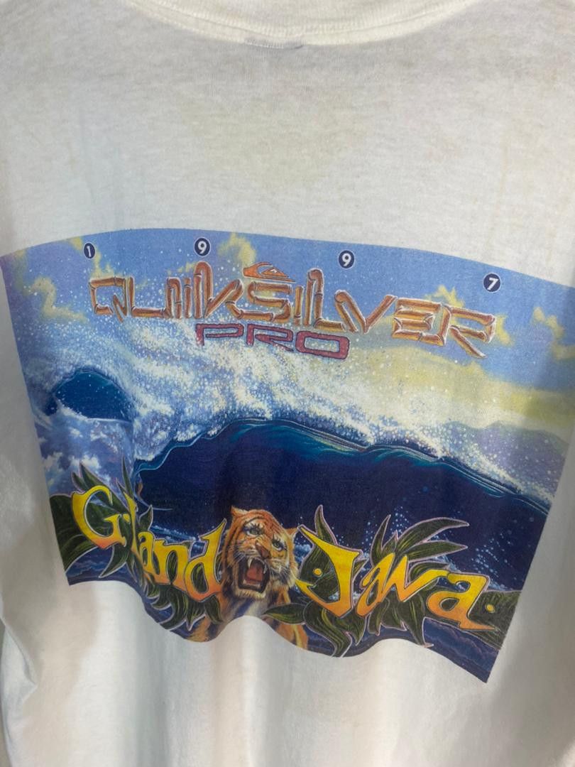 Quiksilver Vintage quicksilver tshirt made in usa Size US L / EU 52-54 / 3 - 9 Thumbnail