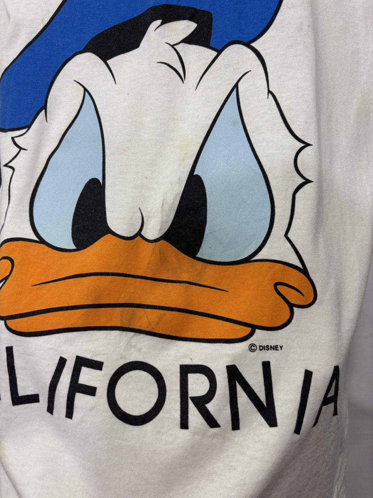 Disney × Vintage Vintage Donald Duck California Ringer Tshirt Size US M / EU 48-50 / 2 - 4 Thumbnail