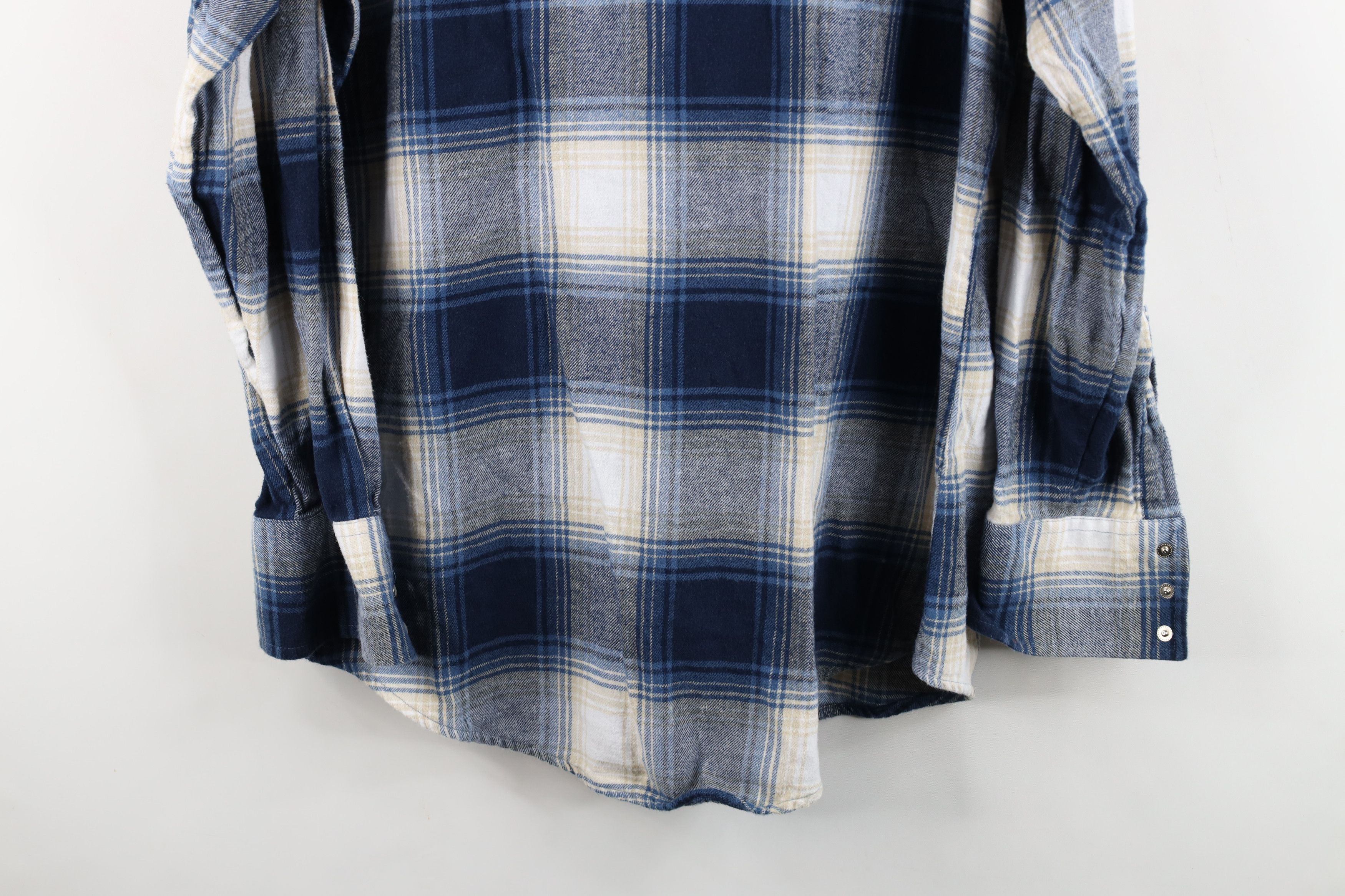 Vintage Vintage 90s Streetwear Rodeo Flannel Button Shirt Plaid Size US L / EU 52-54 / 3 - 13 Thumbnail