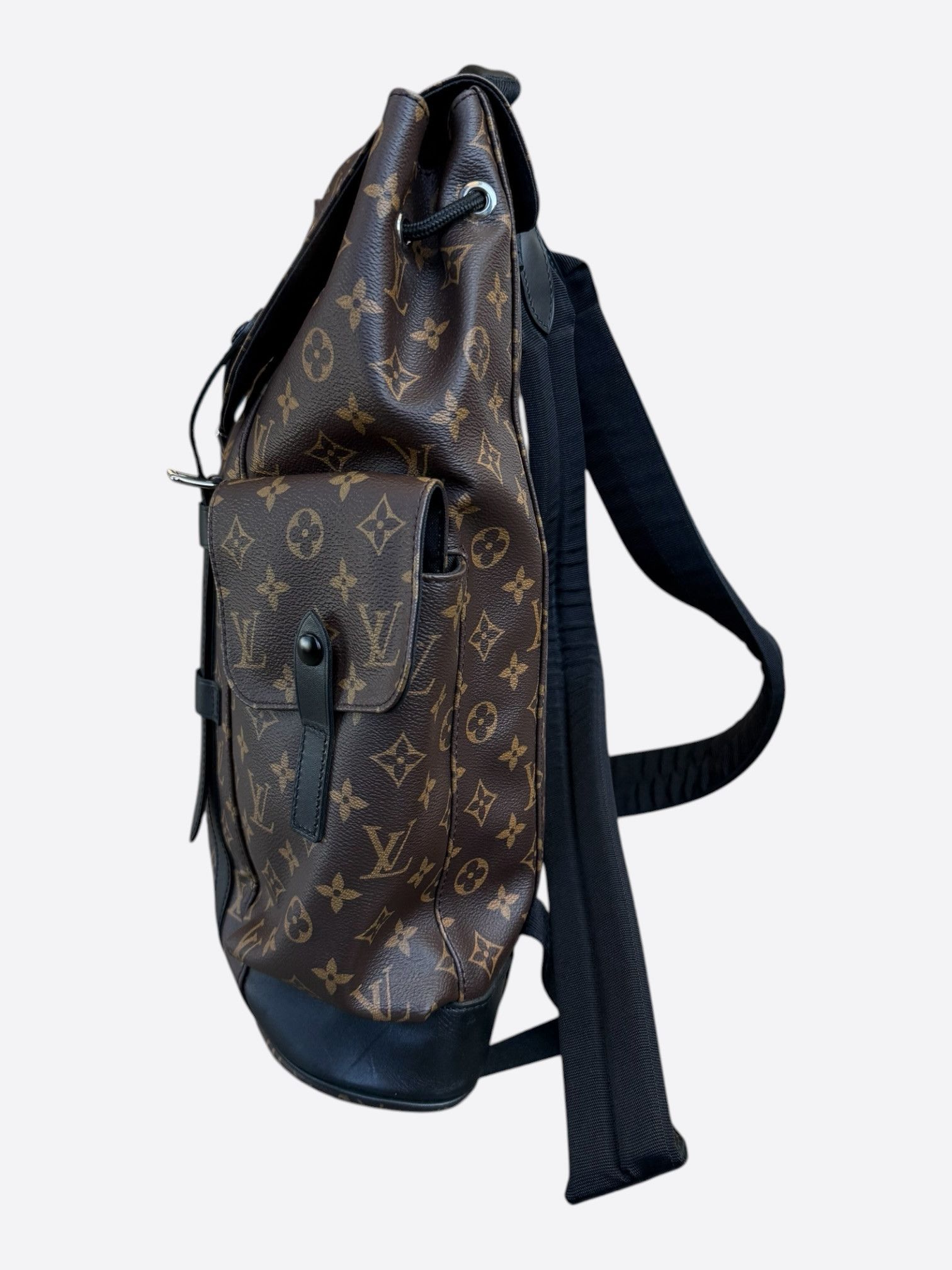 Louis Vuitton Louis Vuitton Brown Macassar Monogram Christopher Backpack Size ONE SIZE - 4 Thumbnail