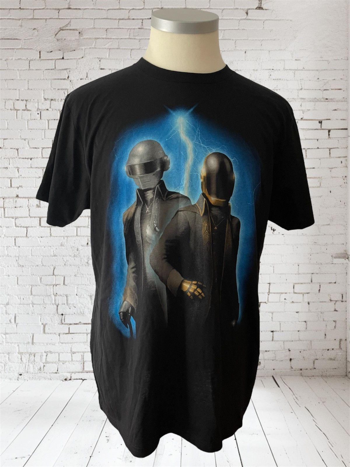 Band Tees Rare Daft Punk x Maxfield Black T- Shirt, Los Angeles Pop Up Size US XL / EU 56 / 4 - 1 Thumbnail