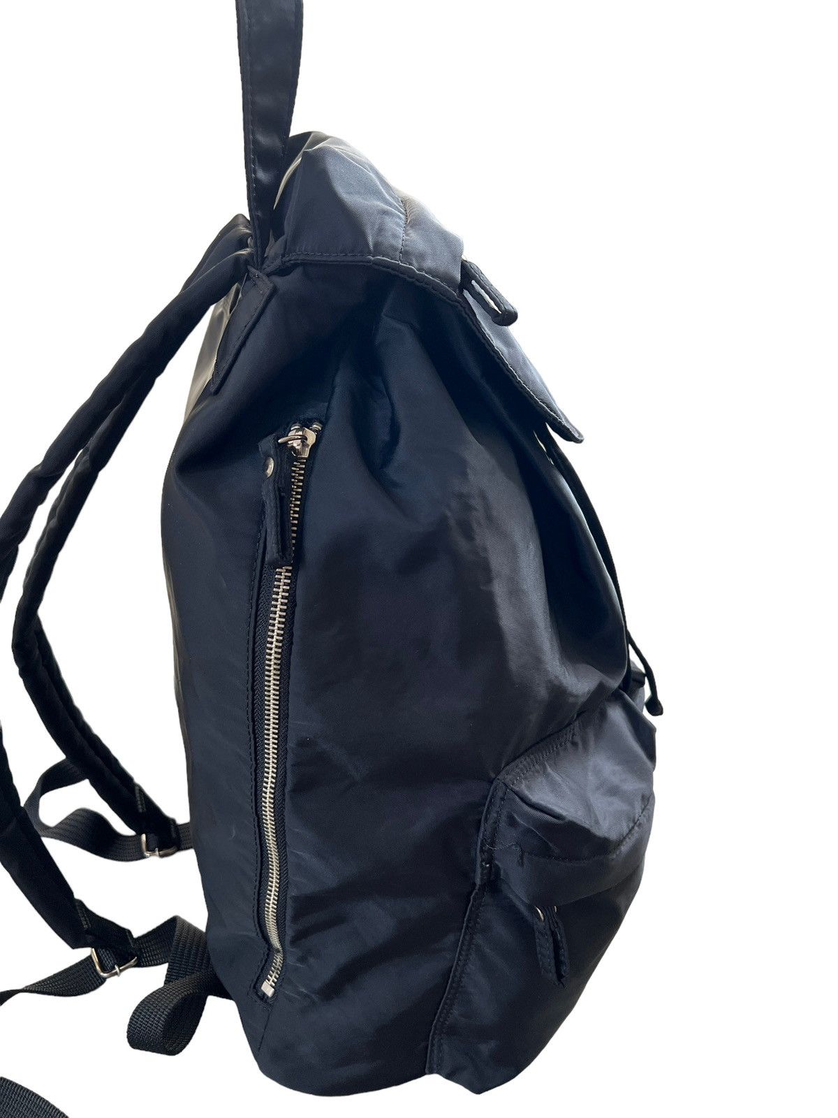 Jean Paul Gaultier 1990 Jean Paul Gaultier Embossed Logo Tanker Backpack Size ONE SIZE - 6 Thumbnail