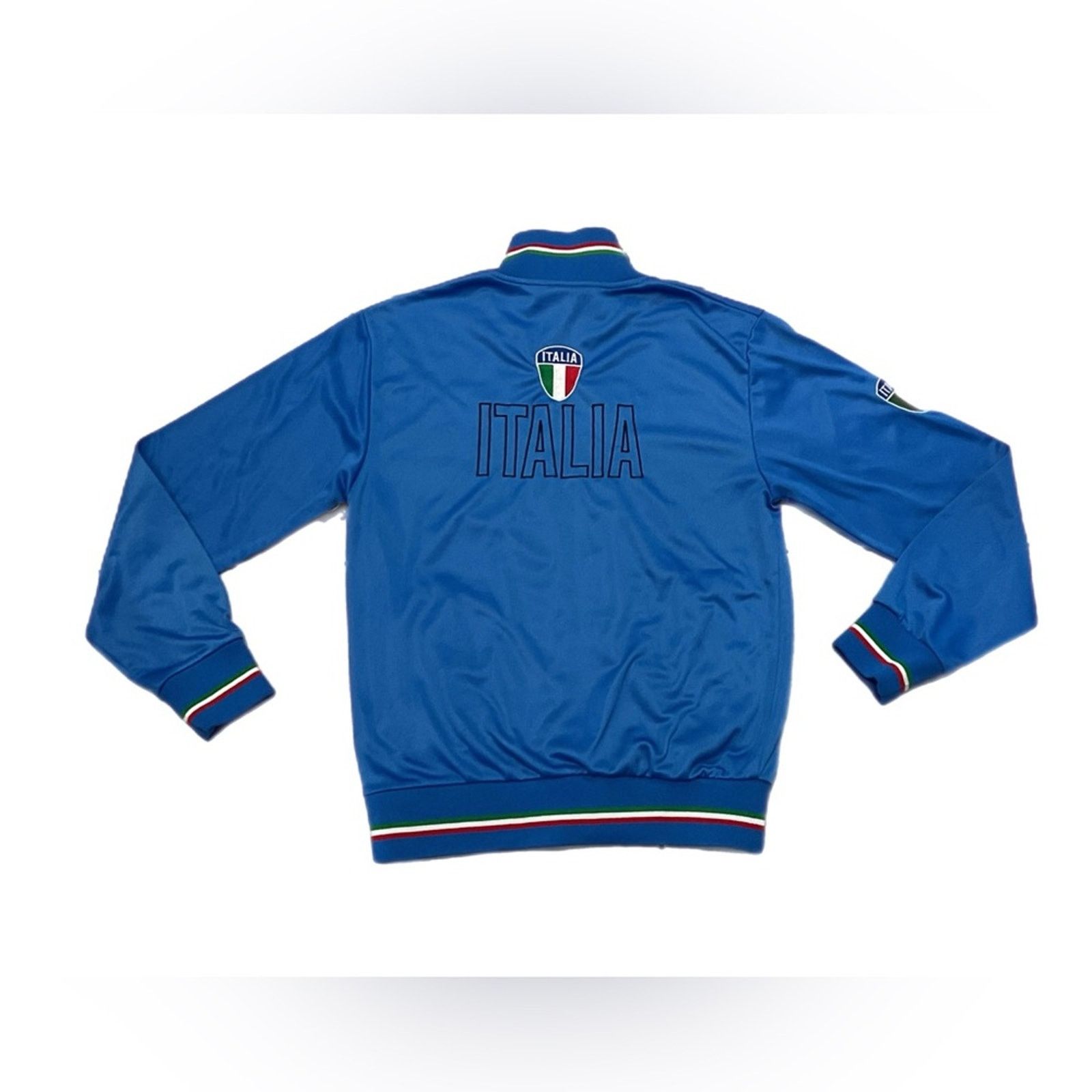 Vintage Nadi Italian Blue Windbreaker Track Jacket Size US S / EU 44-46 / 1 - 2 Thumbnail
