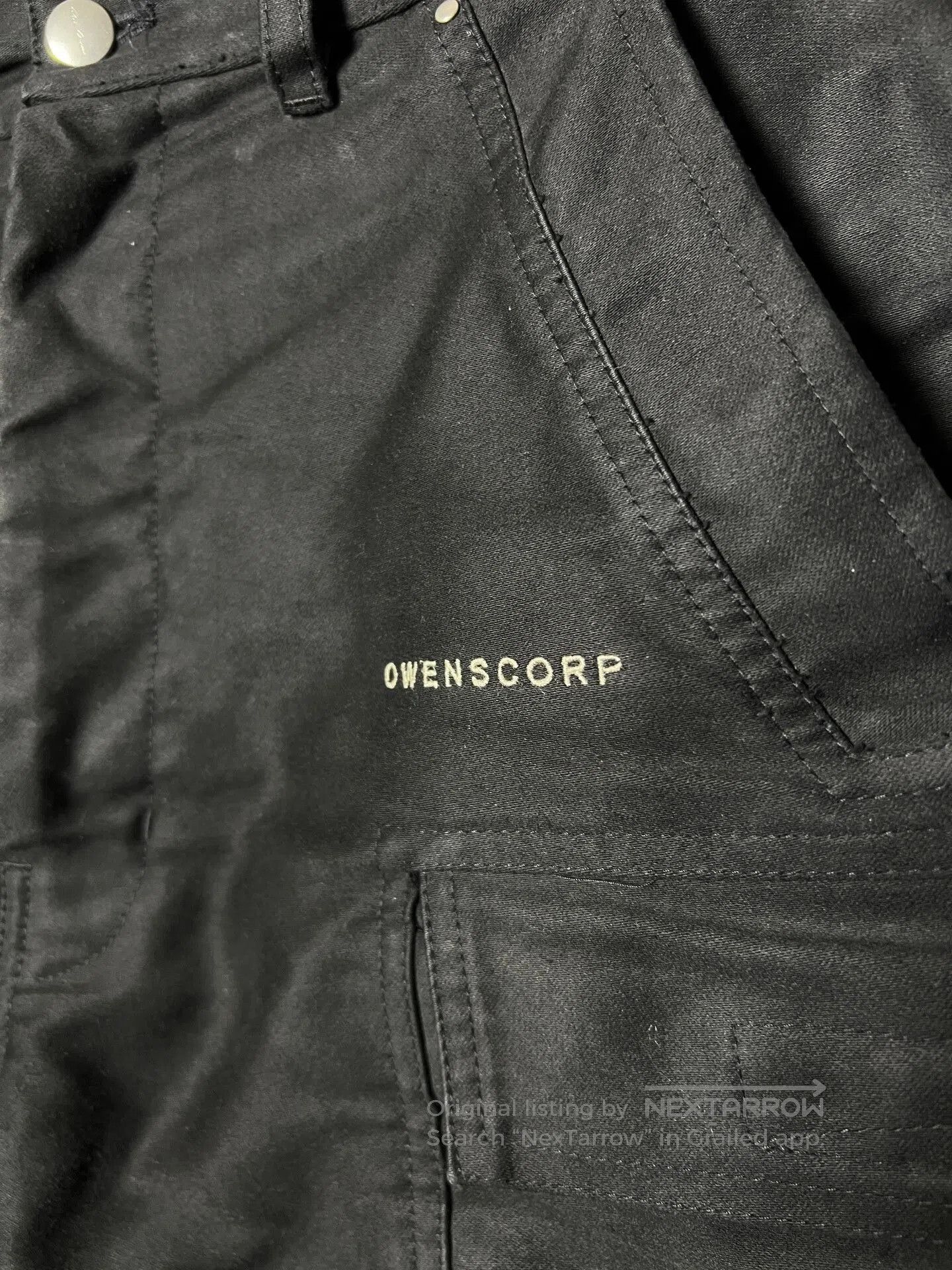 Rick Owens Rick Owens Black Cargo Pants. Size US 31 - 3 Thumbnail