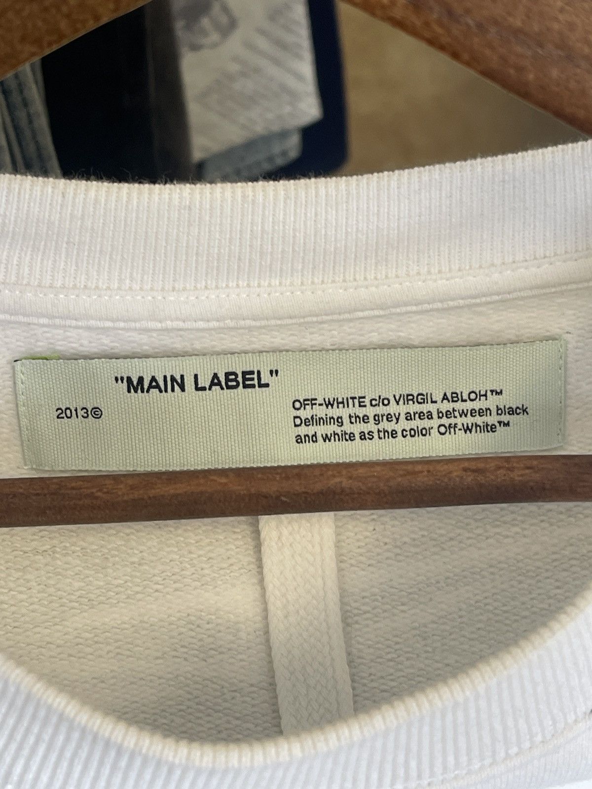 Off-White Size L - OFF-WHITE Caravaggio Square Graphic Sweatshirt Size US L / EU 52-54 / 3 - 15 Thumbnail