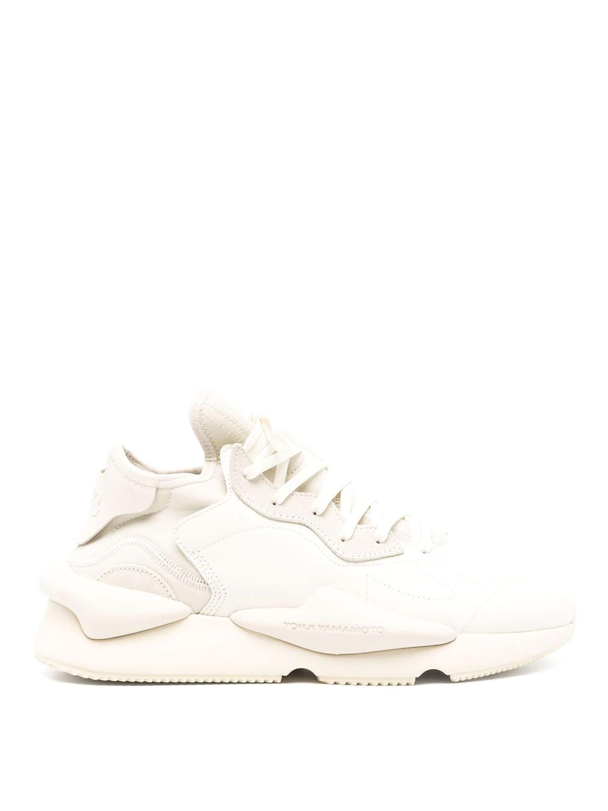 Y-3 × Yohji Yamamoto o1s22i1n0125 Kaiwa Low-Top Sneakers in Beige Size US 9 / EU 42 - 1 Thumbnail
