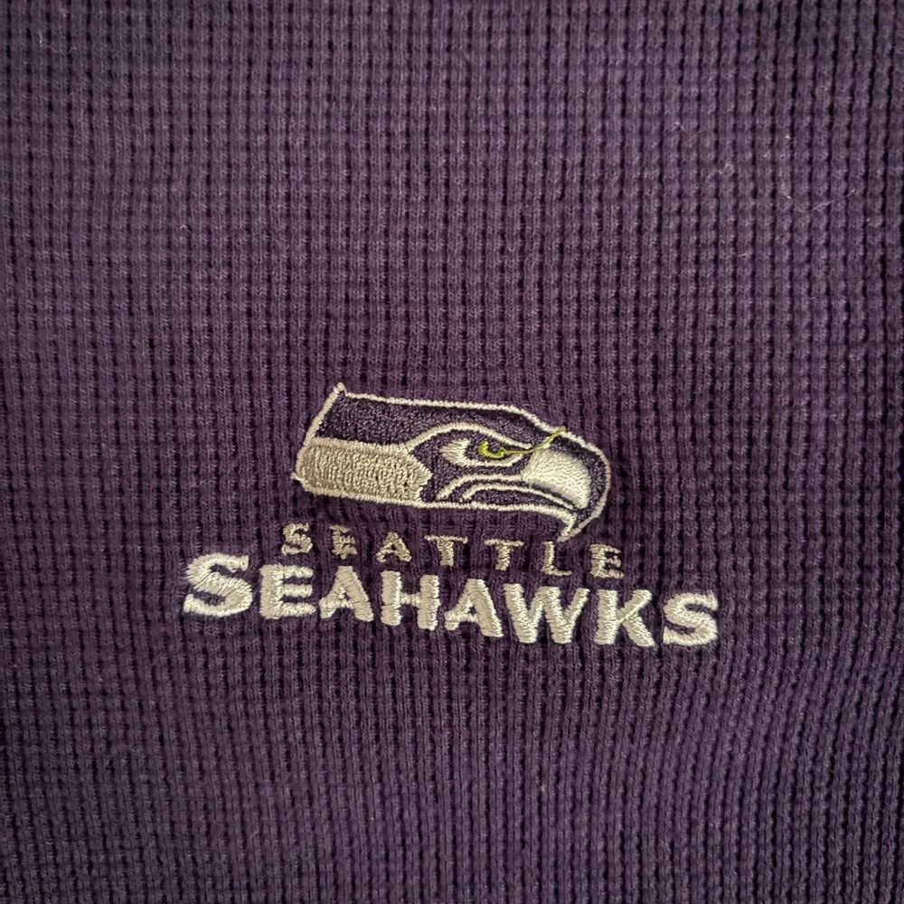 Other Dunbrooke Seattle Seahawks Navy Long Sleeve Waffle Henley S Size US M / EU 48-50 / 2 - 3 Thumbnail