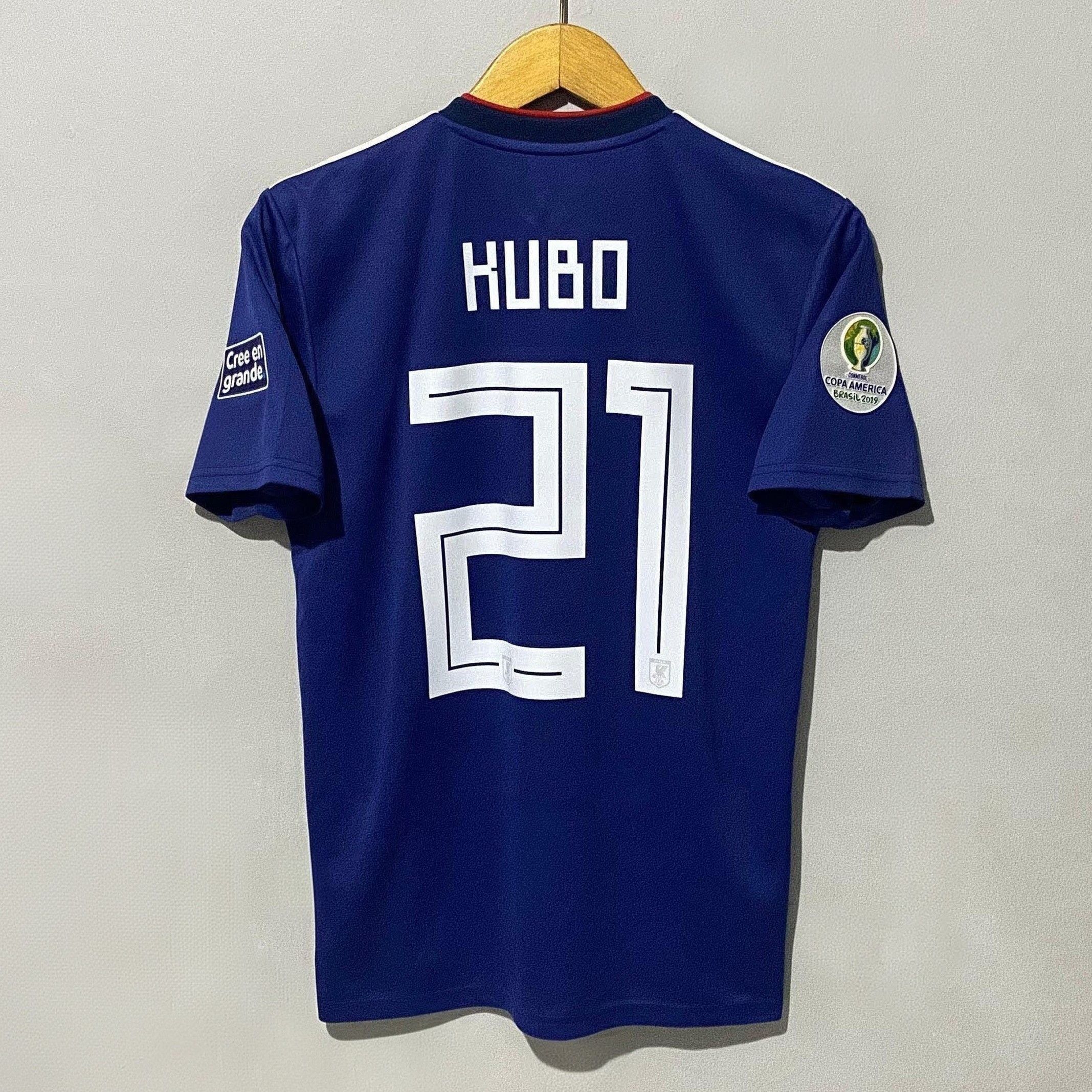 Adidas Japan Copa America 2019 Home Jersey Takefusa Kubo Size US M / EU 48-50 / 2 - 2 Thumbnail