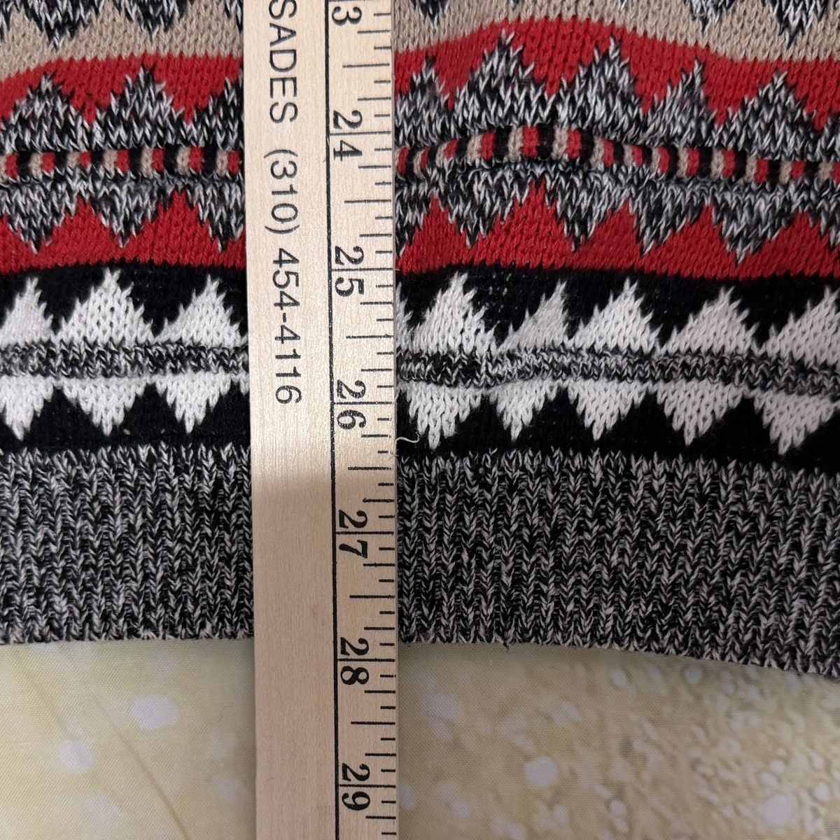 Other Vintage Cotton Sweater Sz Large Essential Elements Geometric Size US L / EU 52-54 / 3 - 7 Thumbnail