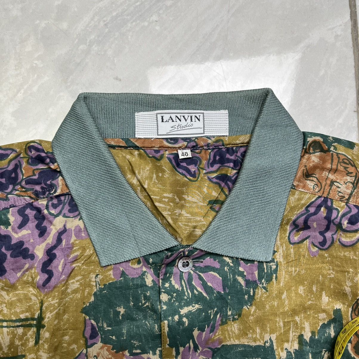 Lanvin Lanvin studio pattern shirt /hermes/versace/dior/prada/ Size US M / EU 48-50 / 2 - 8 Thumbnail