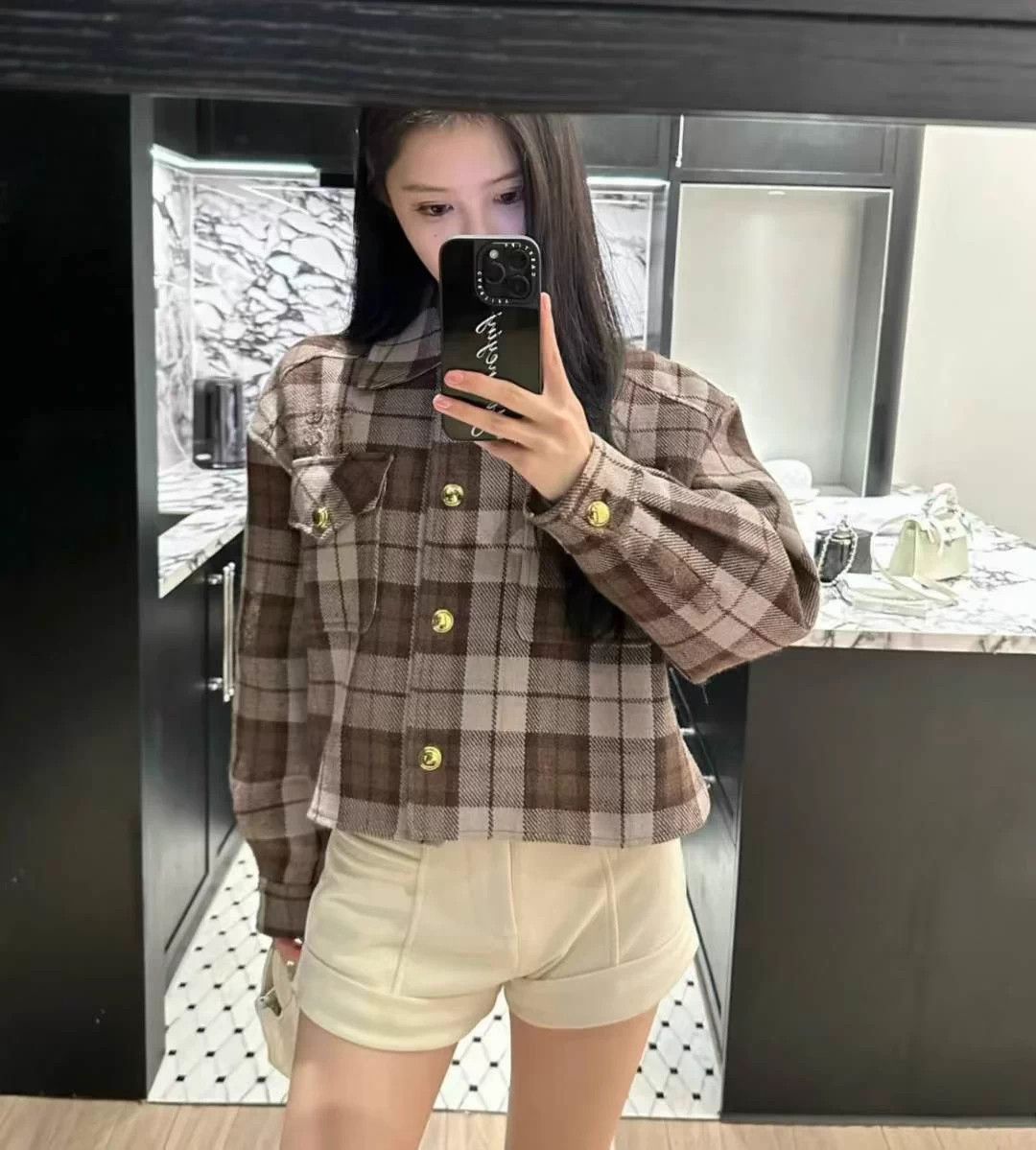 Miu Miu MIU MIU 24ss Wool Check Oversized Jacket NWT Size XS / US 0-2 / IT 36-38 - 7 Thumbnail