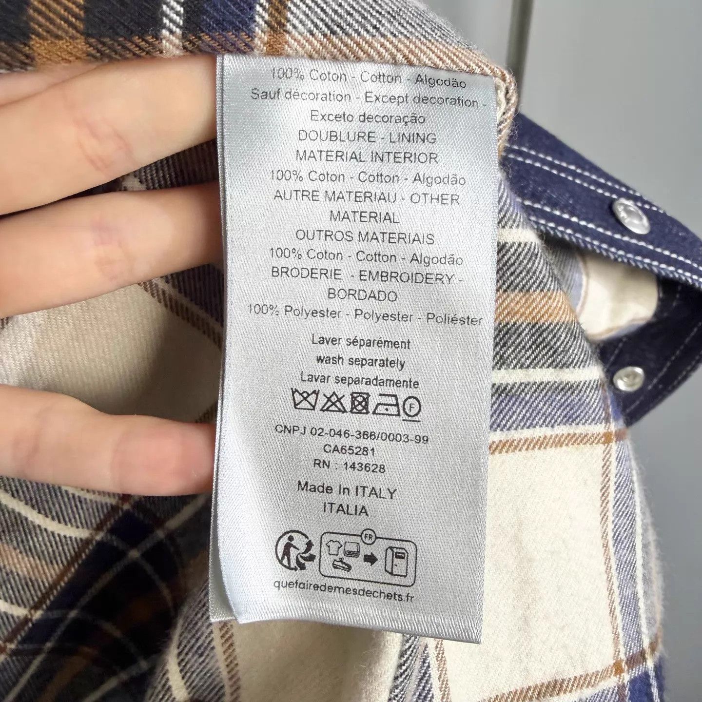Dior DIOR SS25 Archives Labels Denim Jacket Corduroy Navy 37 Size US XS / EU 42 / 0 - 5 Thumbnail