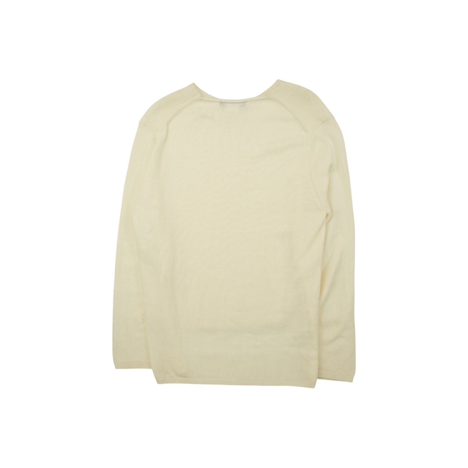 2022 Homme Deux White Knit Sweater