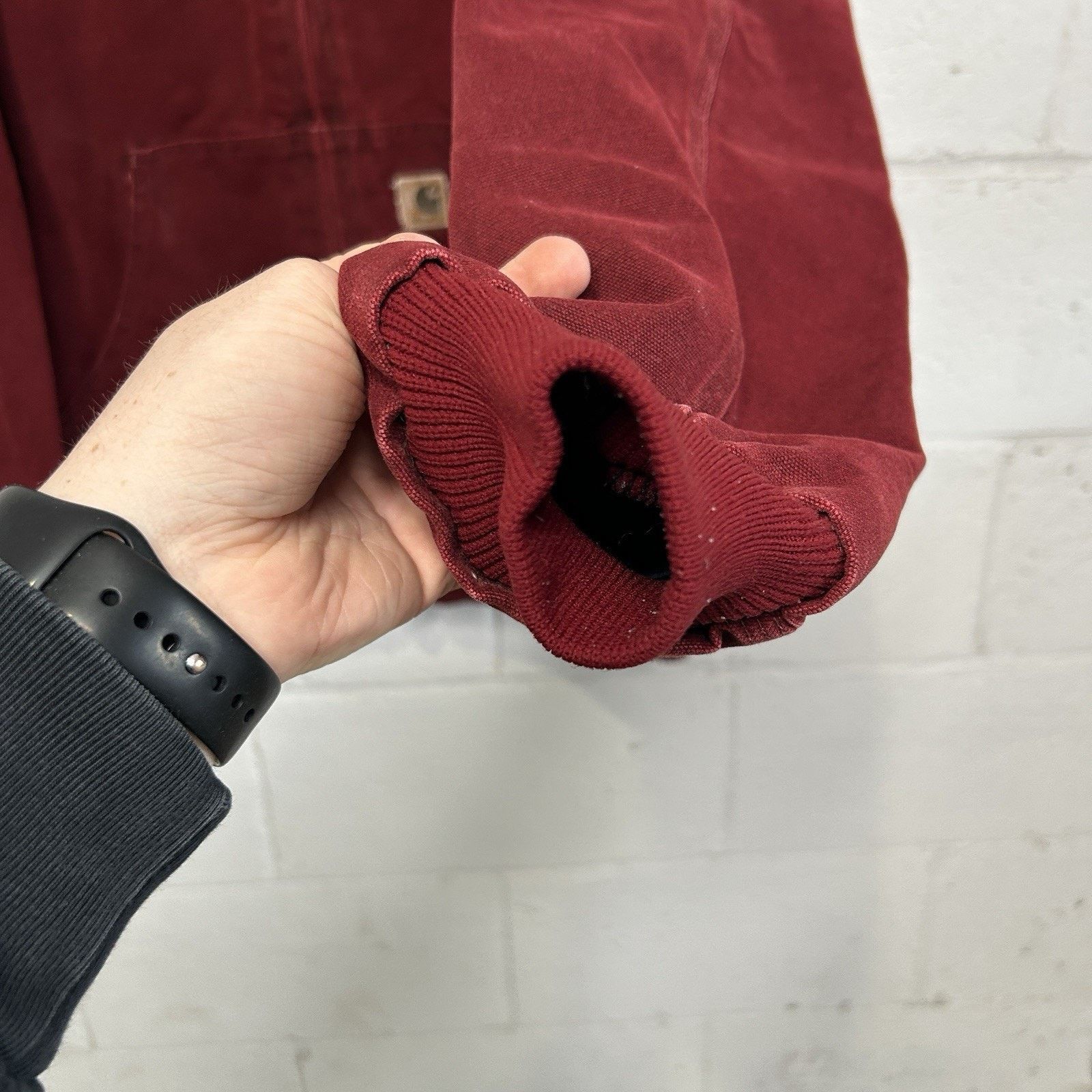 Carhartt Vintage Carhartt Hooded Active Jacket “Crimson Red” J130 CRI Size US L / EU 52-54 / 3 - 12 Thumbnail