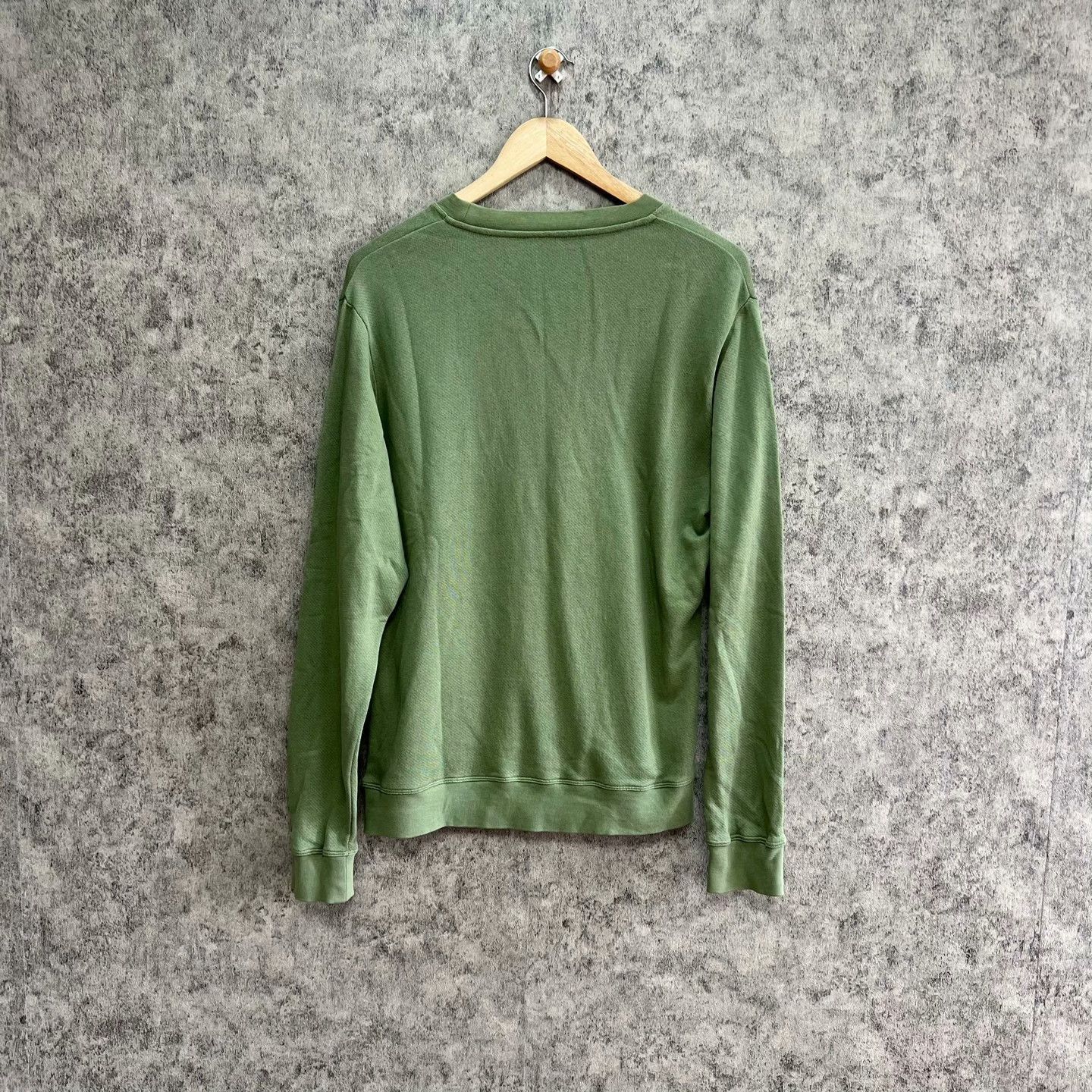 Loewe LOEWE Green Letter Embroidered Crewneck Sweatshirt. Size US M / EU 48-50 / 2 - 2 Thumbnail