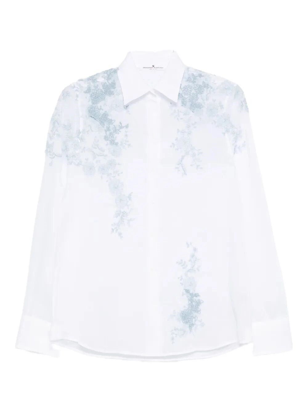 Ermanno Scervino Shirt With Embroidery Size M / US 6-8 / IT 42-44 - 1 Thumbnail