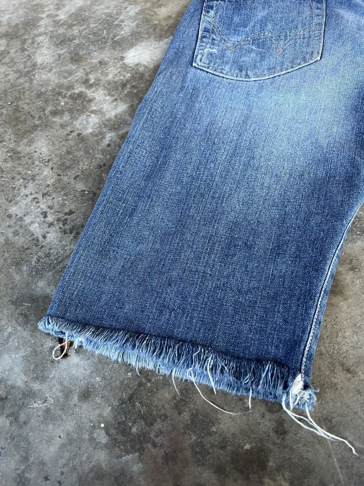 Edwin Vintage Distressed Edwin 505 Selvedge Short Jean Very Rare Size US 30 / EU 46 - 14 Thumbnail