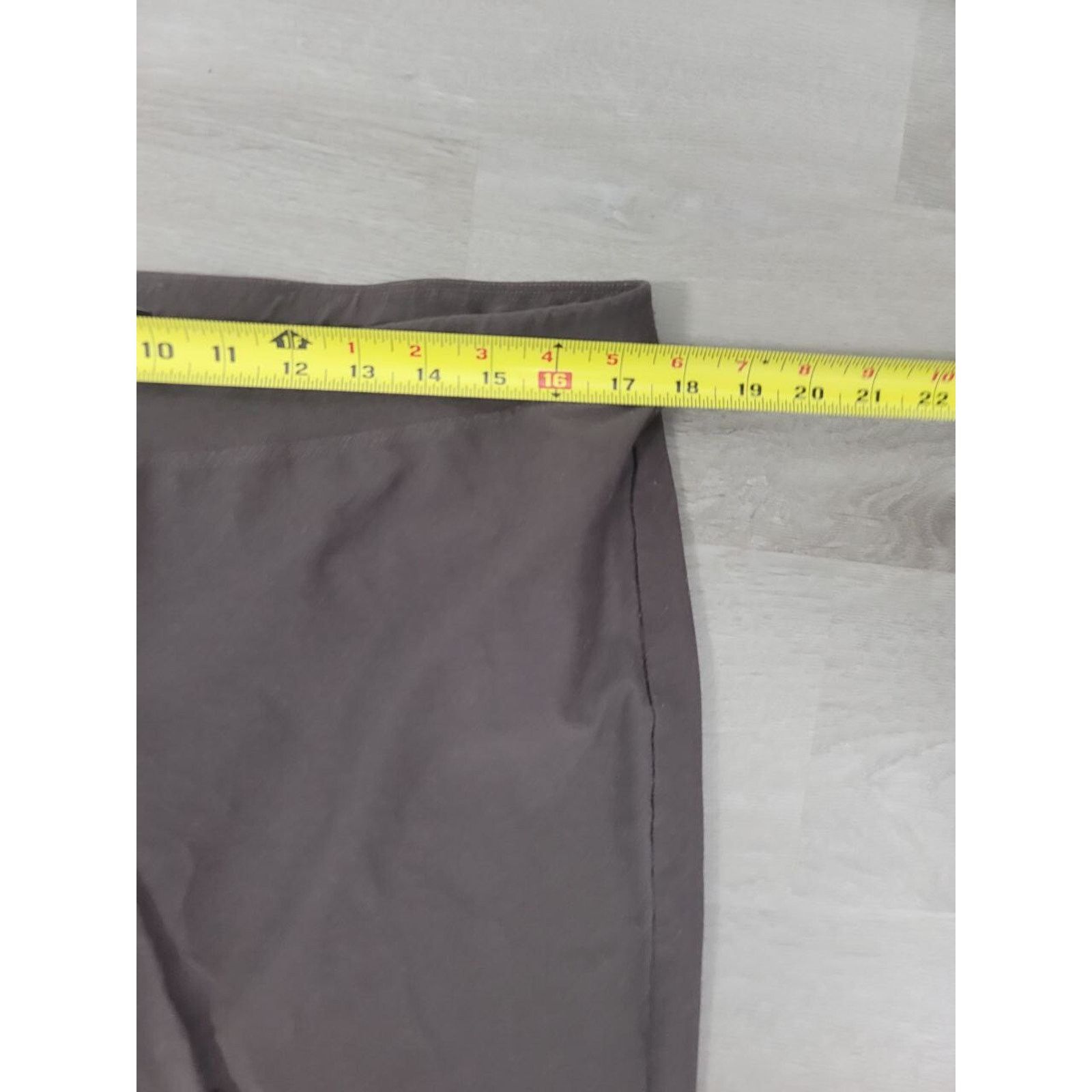 Eileen Fisher Eileen Fisher Gray Washable Crepe Pull-On Size Large A003089 Size 32" / US 10 / IT 46 - 4 Thumbnail