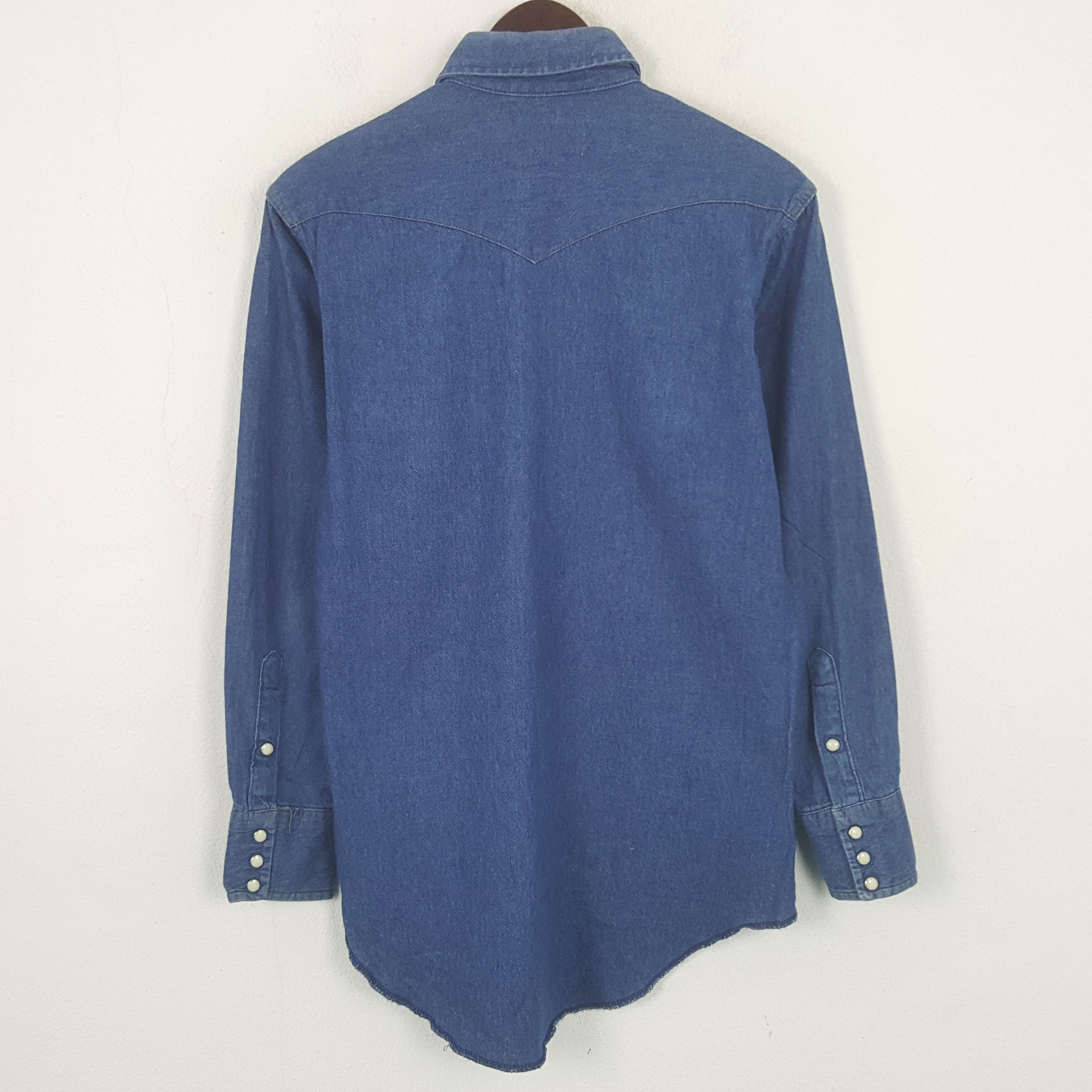 Wrangler Vintage Wrangler Western Pearl Snap Button Up Shirt Size US M / EU 48-50 / 2 - 3 Thumbnail