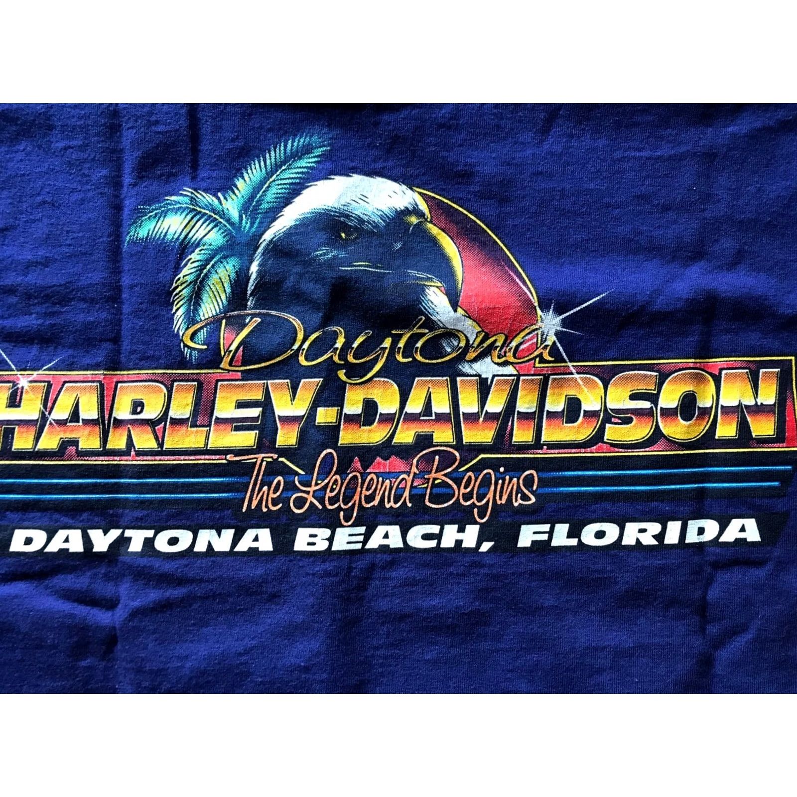 Harley Davidson VTG Harley Davidson Daytona Beach Bike Week T-shirt Mens M Sz M Limited Edition 94 Size US M / EU 48-50 / 2 - 5 Thumbnail