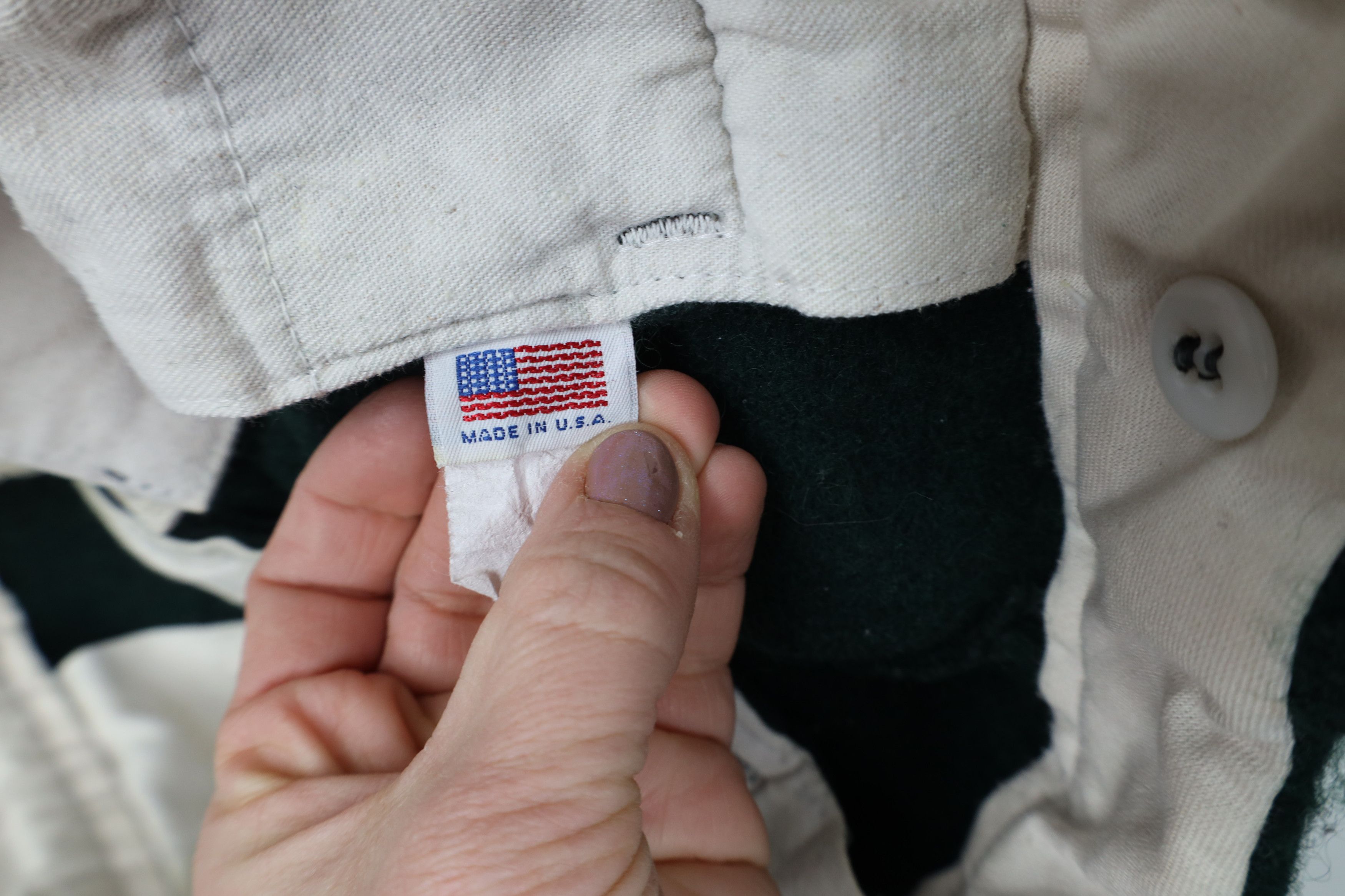 Vintage Vintage 70s Streetwear Wool Wide Leg Pants Green USA Size US 34 / EU 50 - 8 Thumbnail