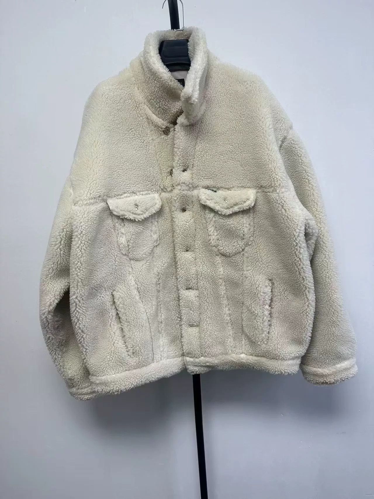 Balenciaga Balenciaga Solid Single-Breasted Pocket Long-Sleeve Jacket Size US S / EU 44-46 / 1 - 1 Thumbnail