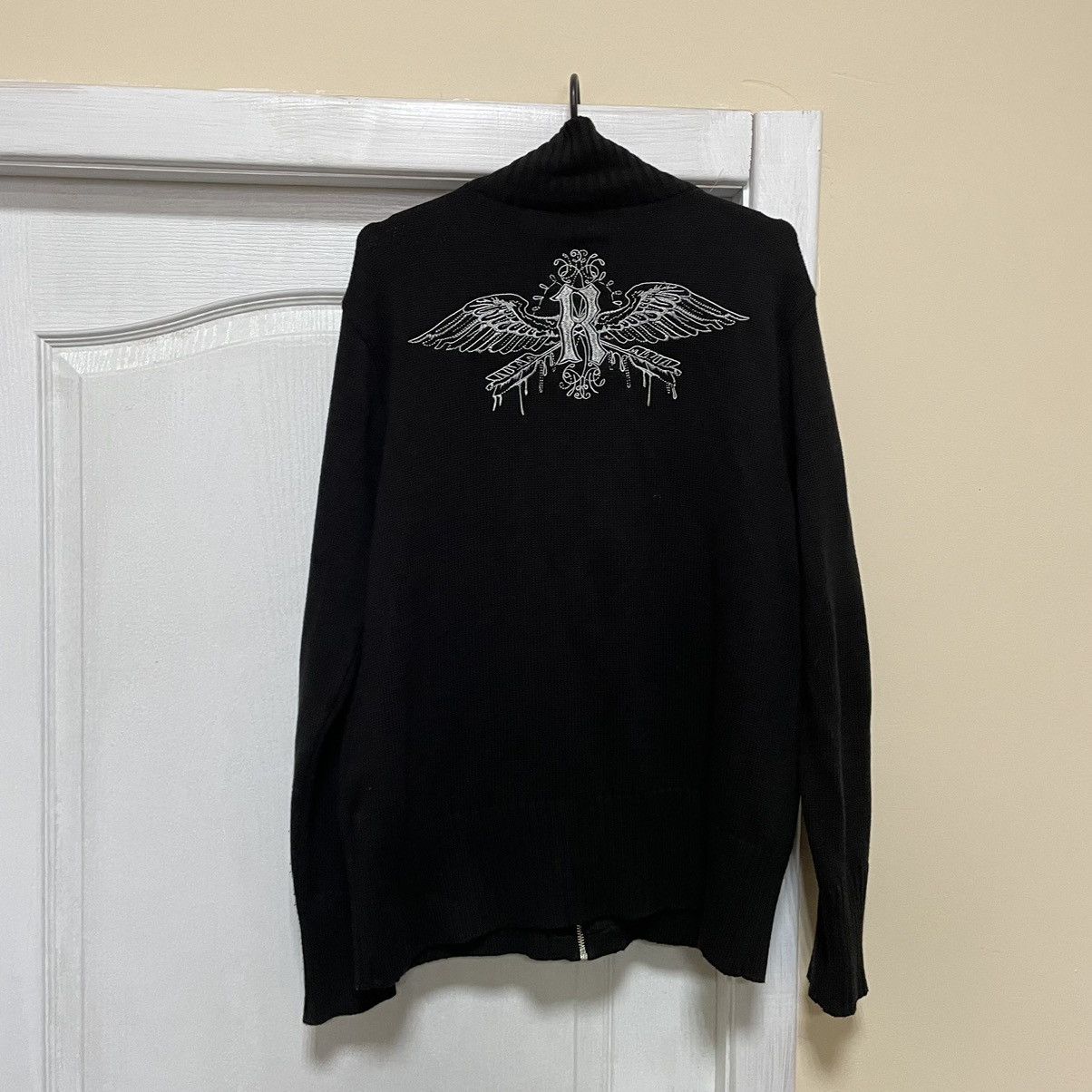 14th Addiction × John Richmond 💥John Richmond Death Metal Anarchy Detroy sweater bones scul Size US L / EU 52-54 / 3 - 3 Thumbnail