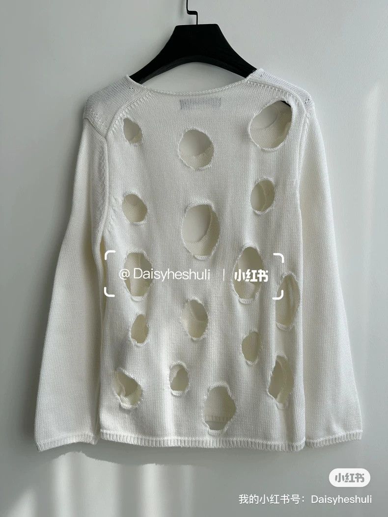 Comme des Garcons Comme Des Garcons Holed sweater hollowed-out sweater Size XS / US 0-2 / IT 36-38 - 3 Thumbnail