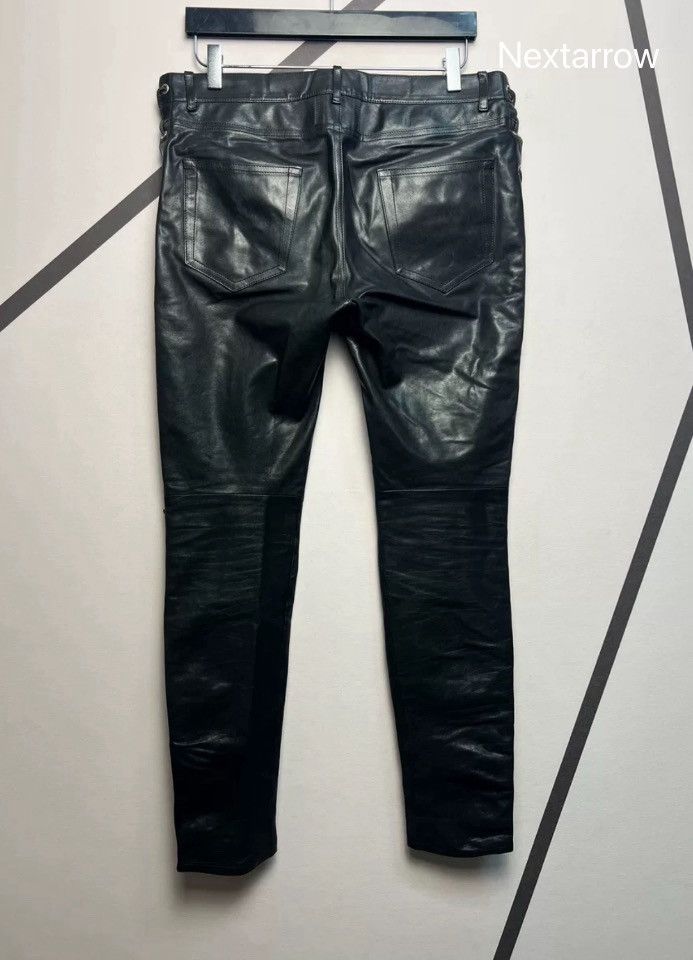 Saint Laurent Paris × Yves Saint Laurent Saint Laurent SLP genuine 14 leather pants2412-Nextarrow Size US 28 / EU 44 - 2 Thumbnail