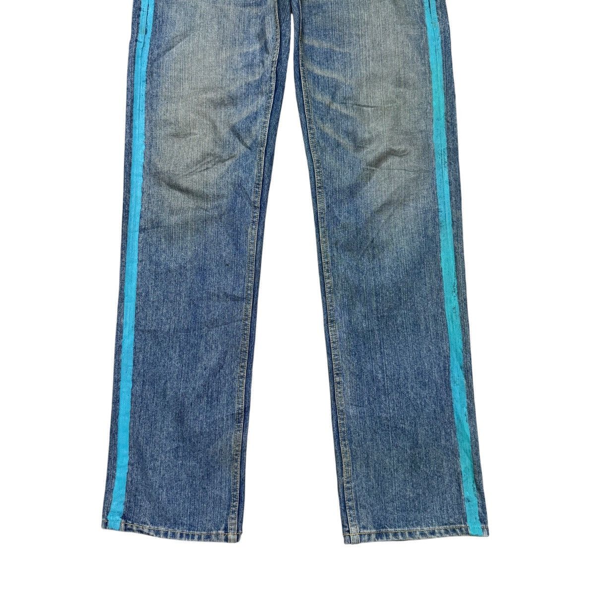 Hysteric Glamour OZONE ROCKS Distressed Denim Painter Jeans Size US 33 - 6 Thumbnail