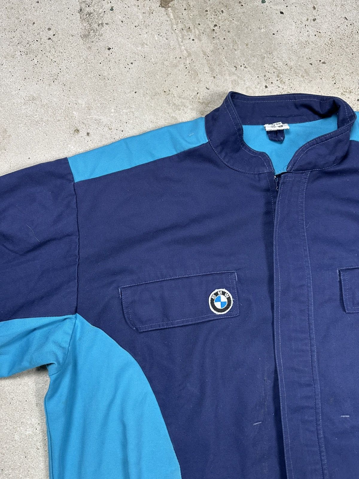 BMW Vintage BMW Work Racing Team Service Boxy Fit Bomber Jacket Size US XL / EU 56 / 4 - 5 Thumbnail