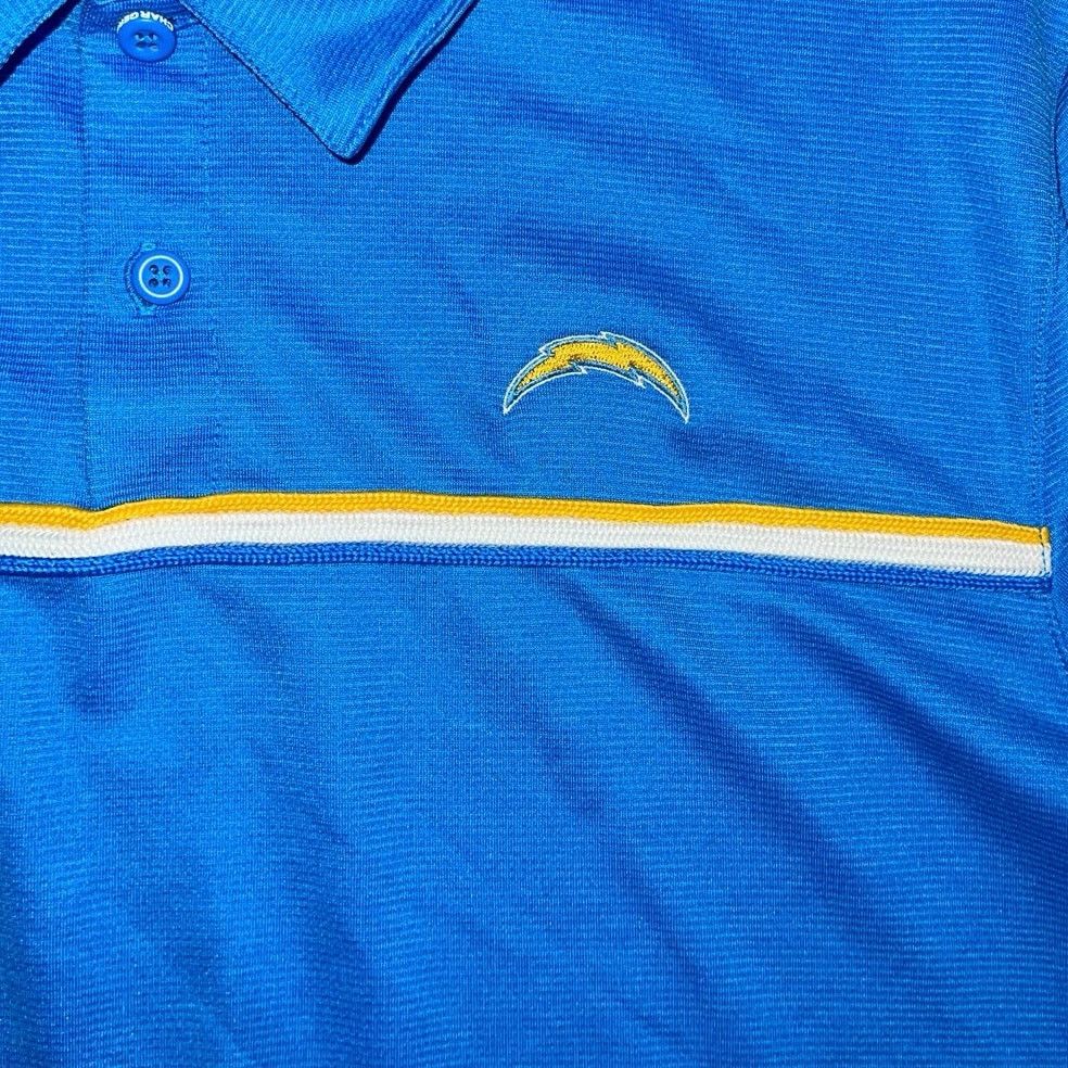 Nike NFL Chargers Polo Dry Fit Shirt Football Sports Athletic Size US M / EU 48-50 / 2 - 4 Thumbnail